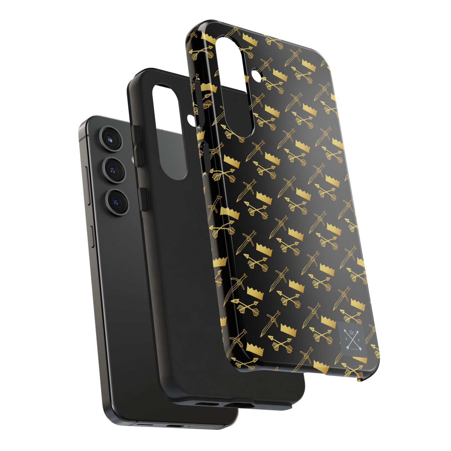 Gold and Bold Warrior (pattern) - Tough Phone Cases