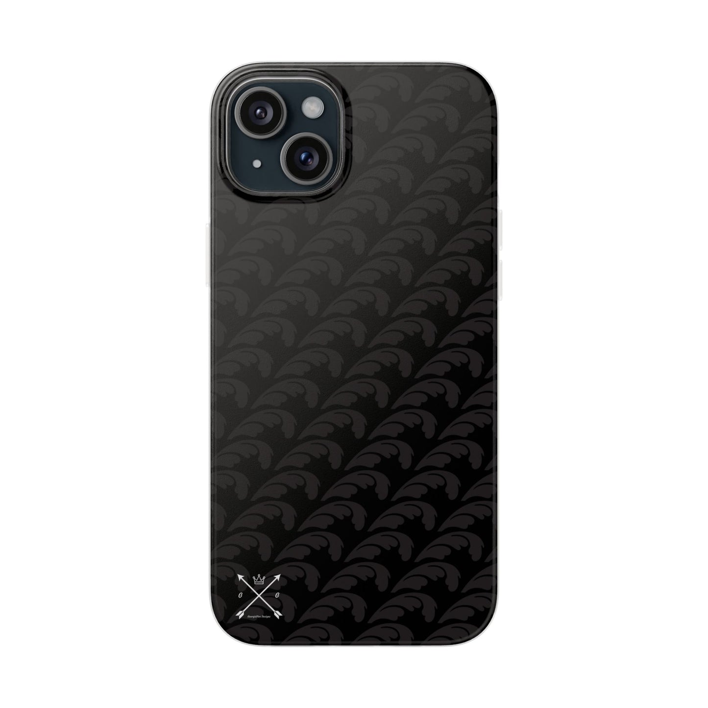 Beautiful Beloved Flourish (black/black) - Flexi Phone Cases