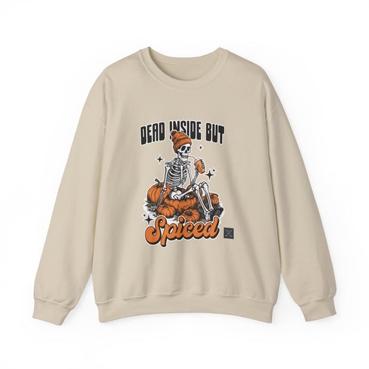 Dead Inside But Spiced - Unisex Heavy Blend™ Crewneck Sweatshirt