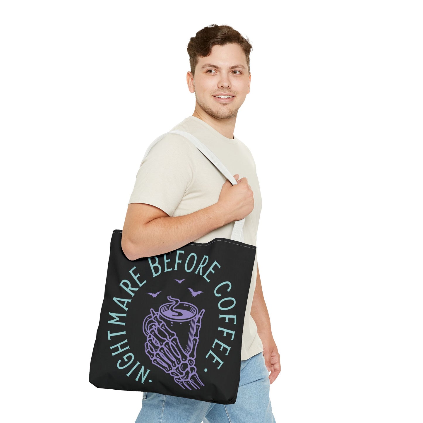 Nightmare Before Coffee - Tote Bag (AOP)