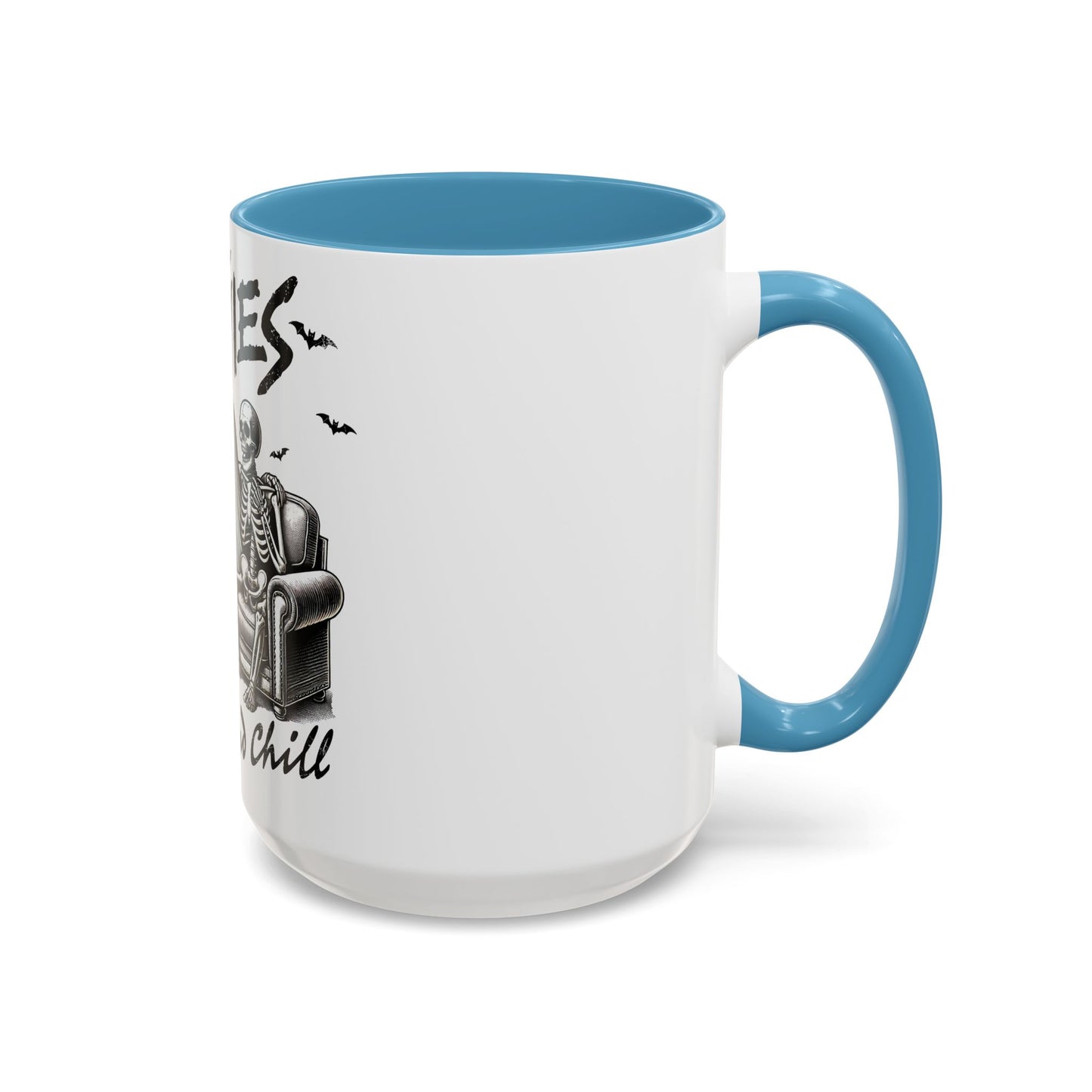 Horror Movies and Chill - Accent Coffee Mug (11, 15oz)