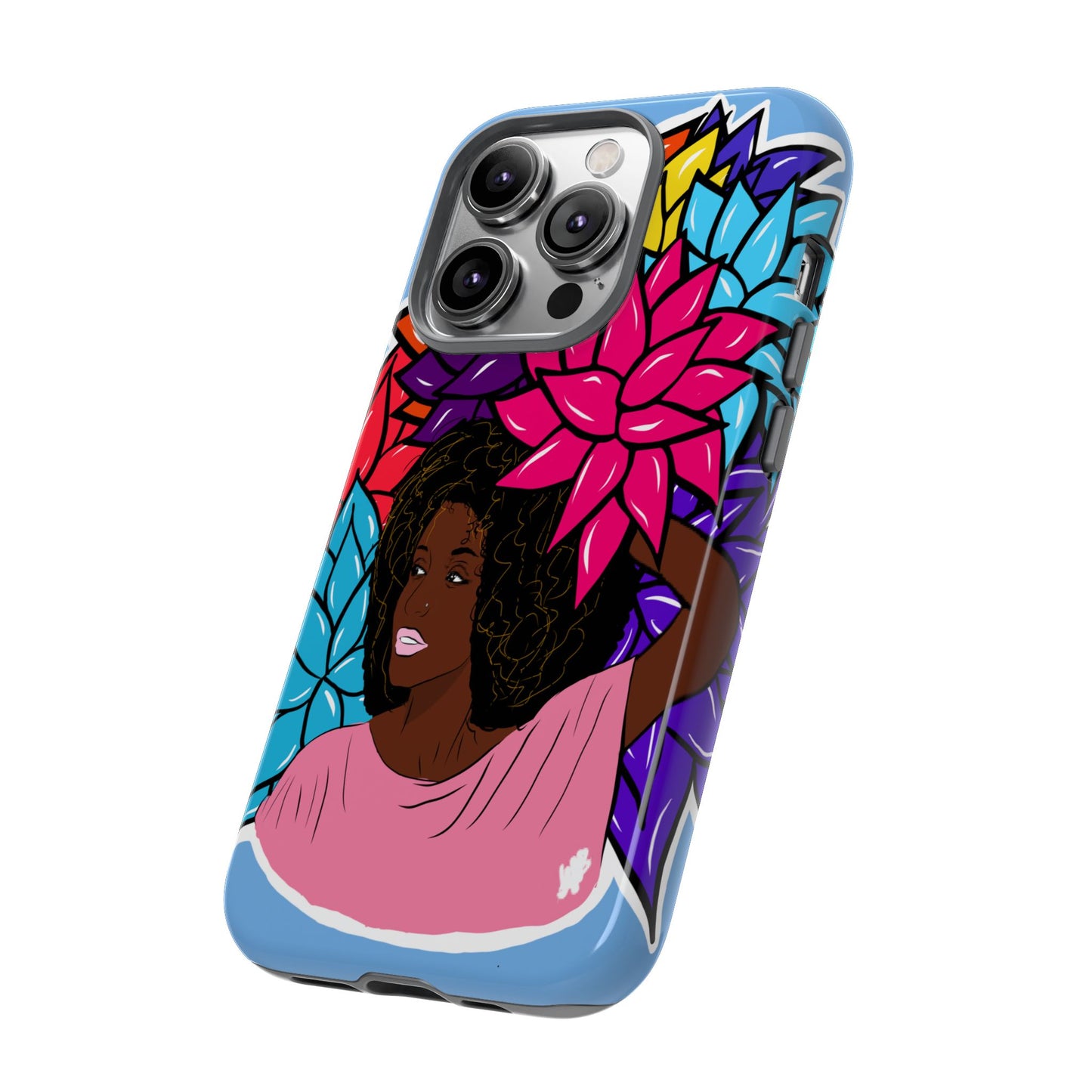 Beauty with Flowers - Tough Phone Cases