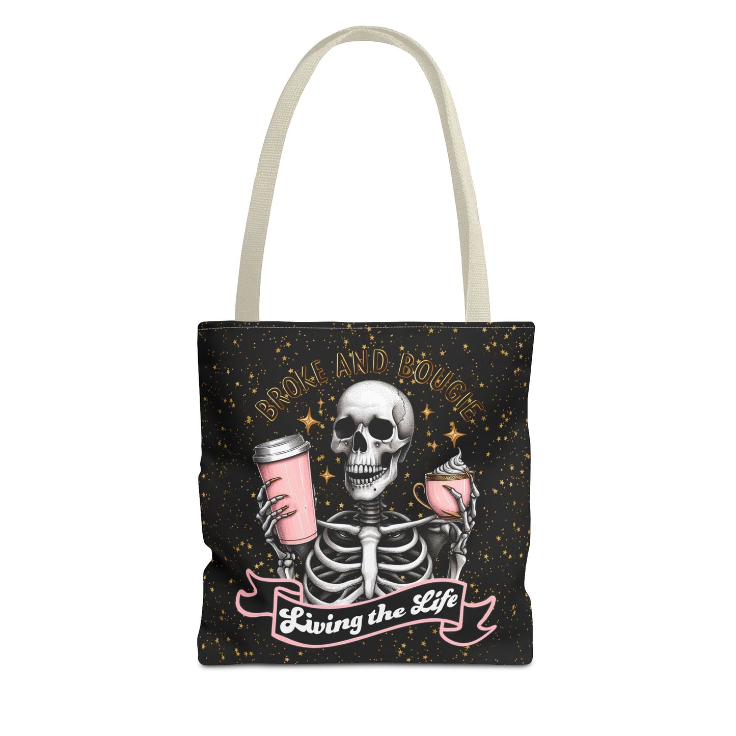 Broke and Bougie - Tote Bag (AOP)