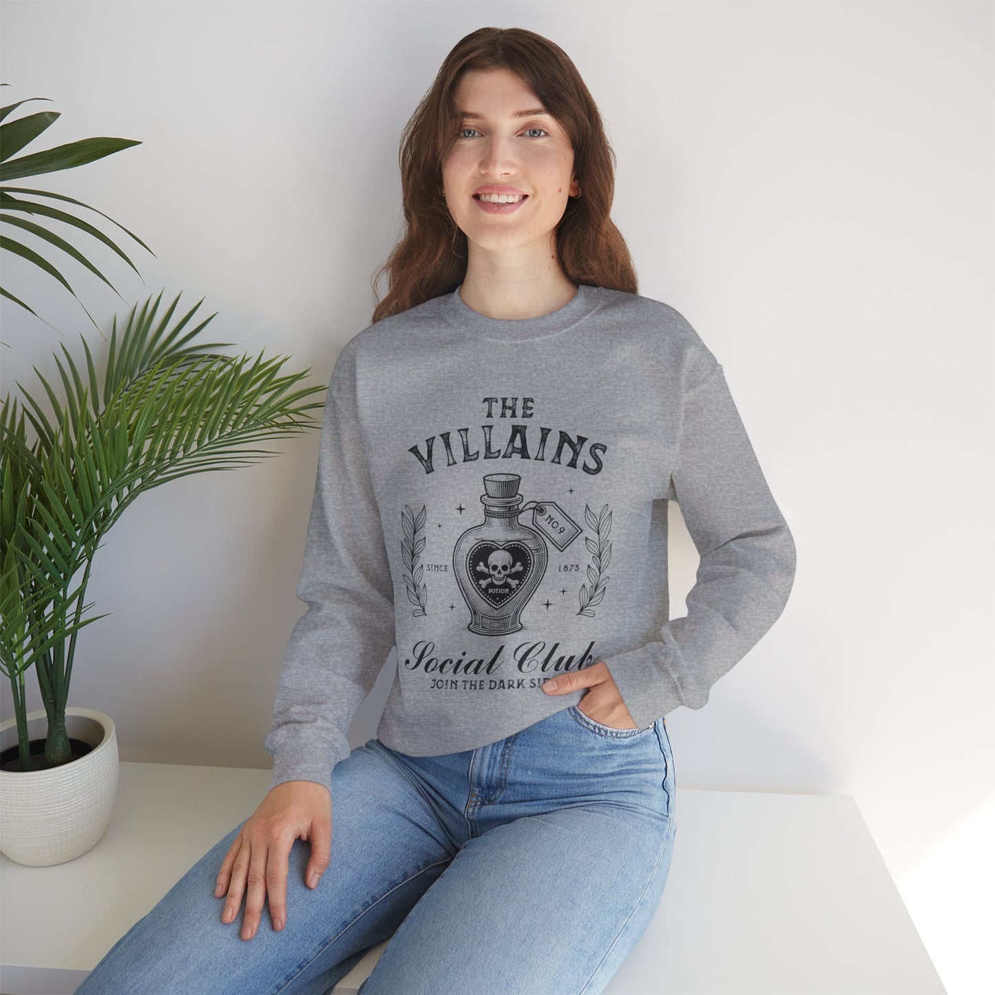 The Villains Social Club - Unisex Heavy Blend™ Crewneck Sweatshirt