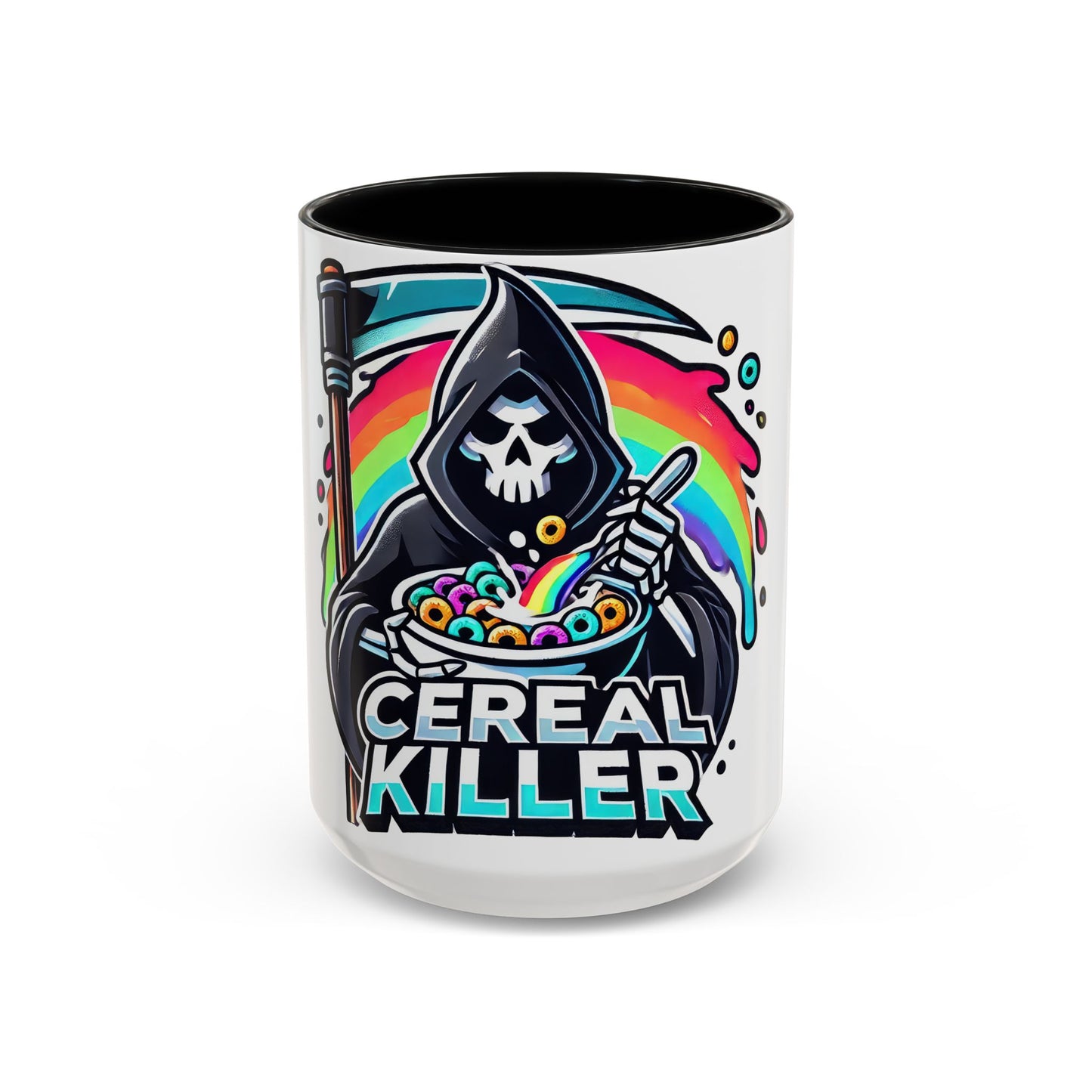 Cereal Killer Grimreaper - Accent Coffee Mug (11, 15oz)