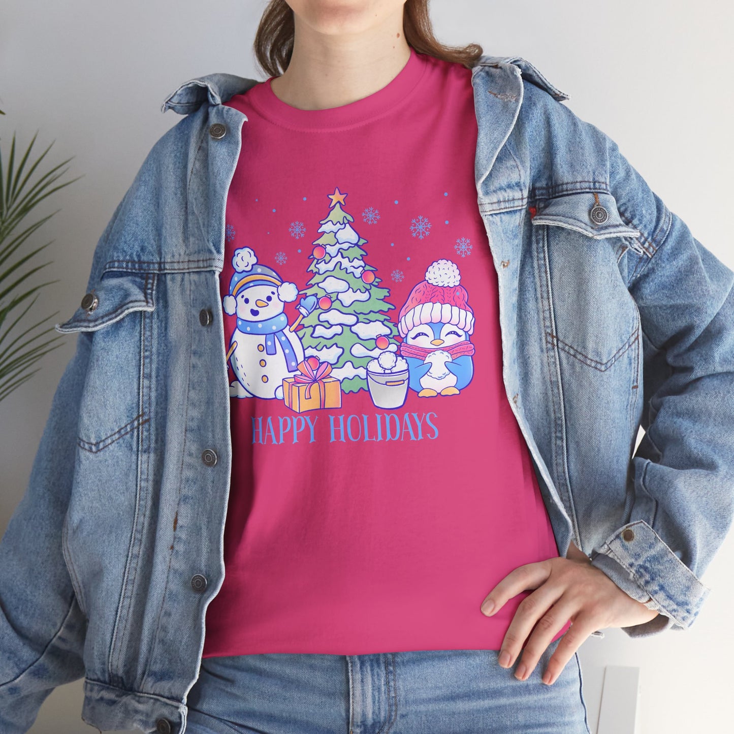 Christmas Holiday Unisex Tee - Happy Holidays