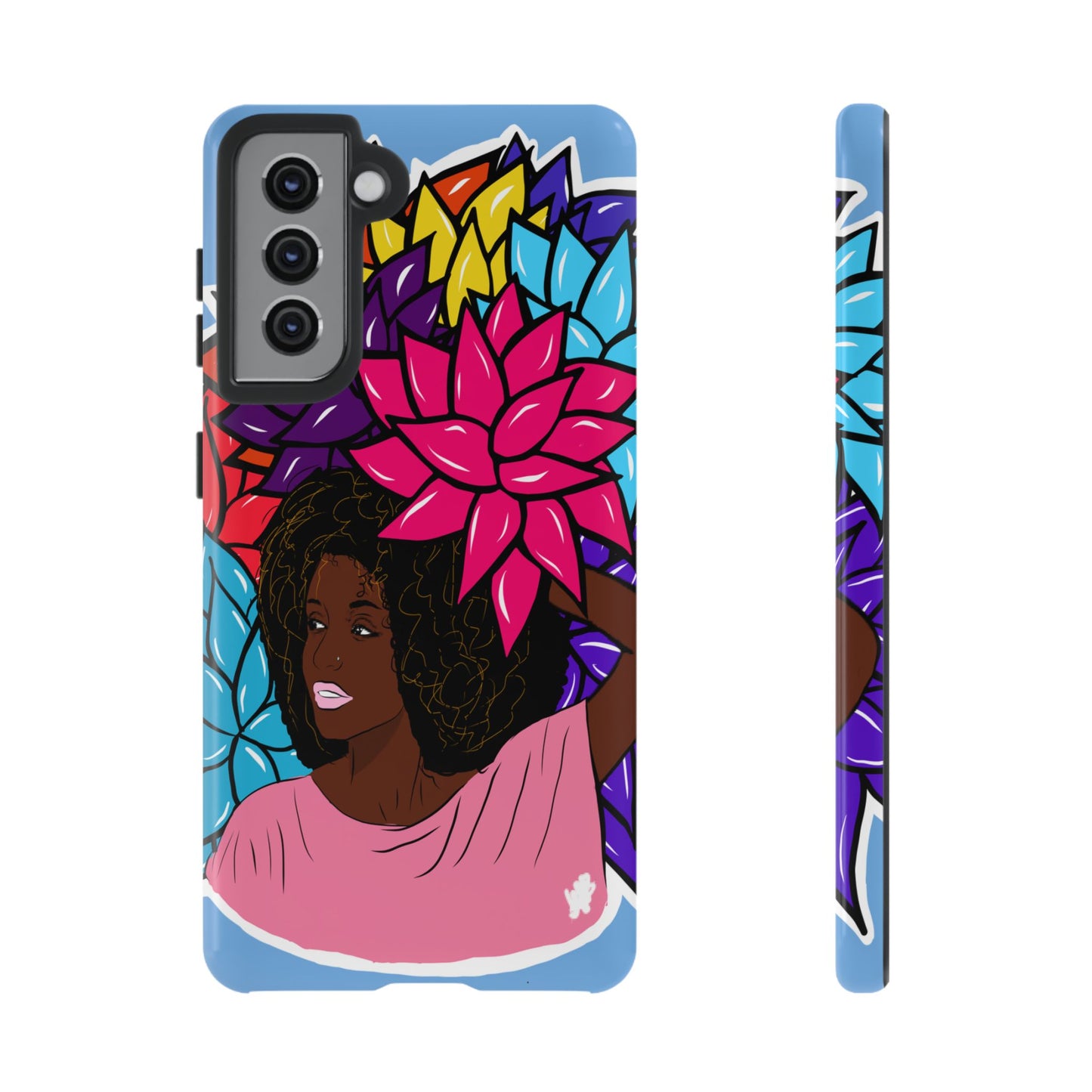 Beauty with Flowers - Tough Phone Cases