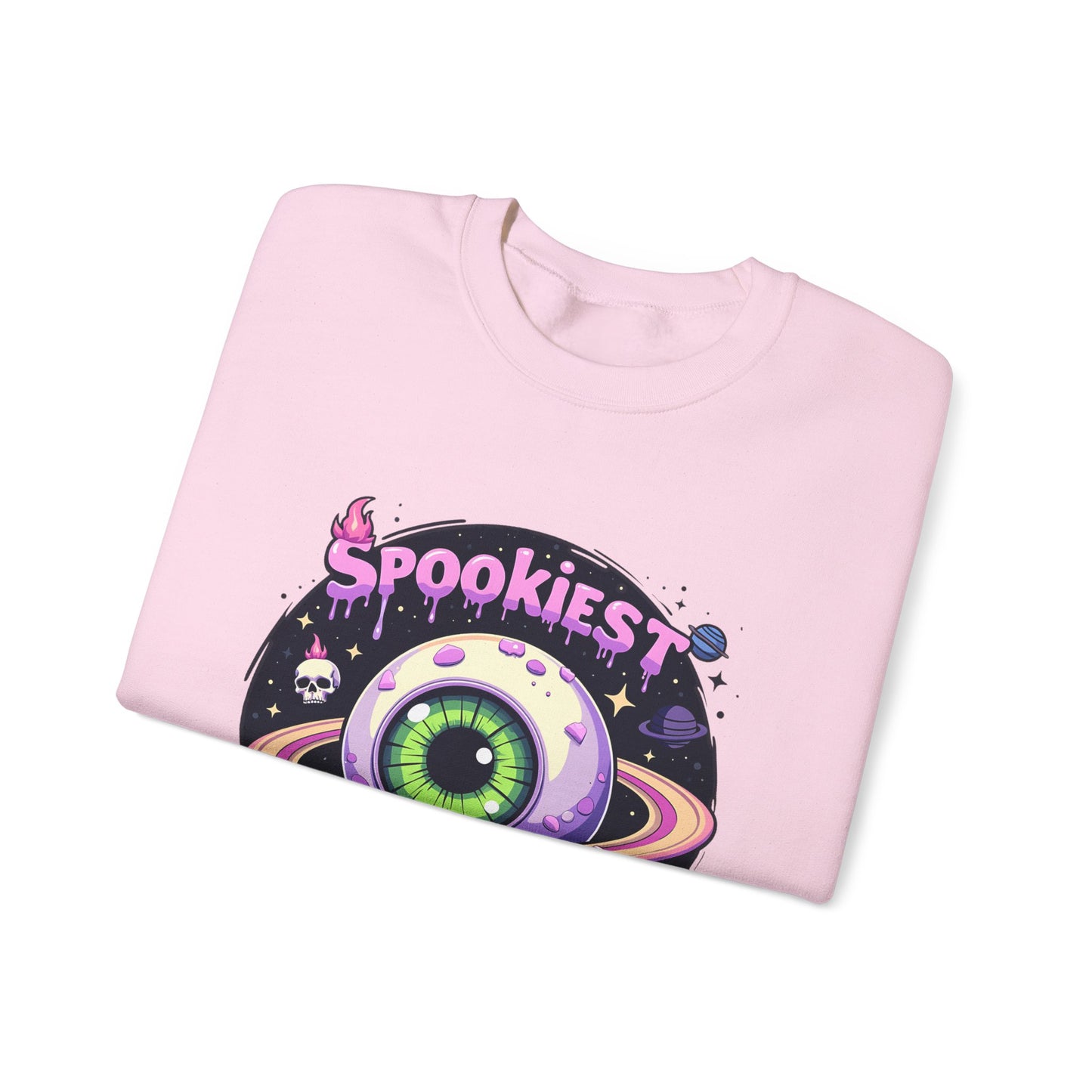 Spookiest in the Galaxy, Eyeball Planet Design - Sweatshirt