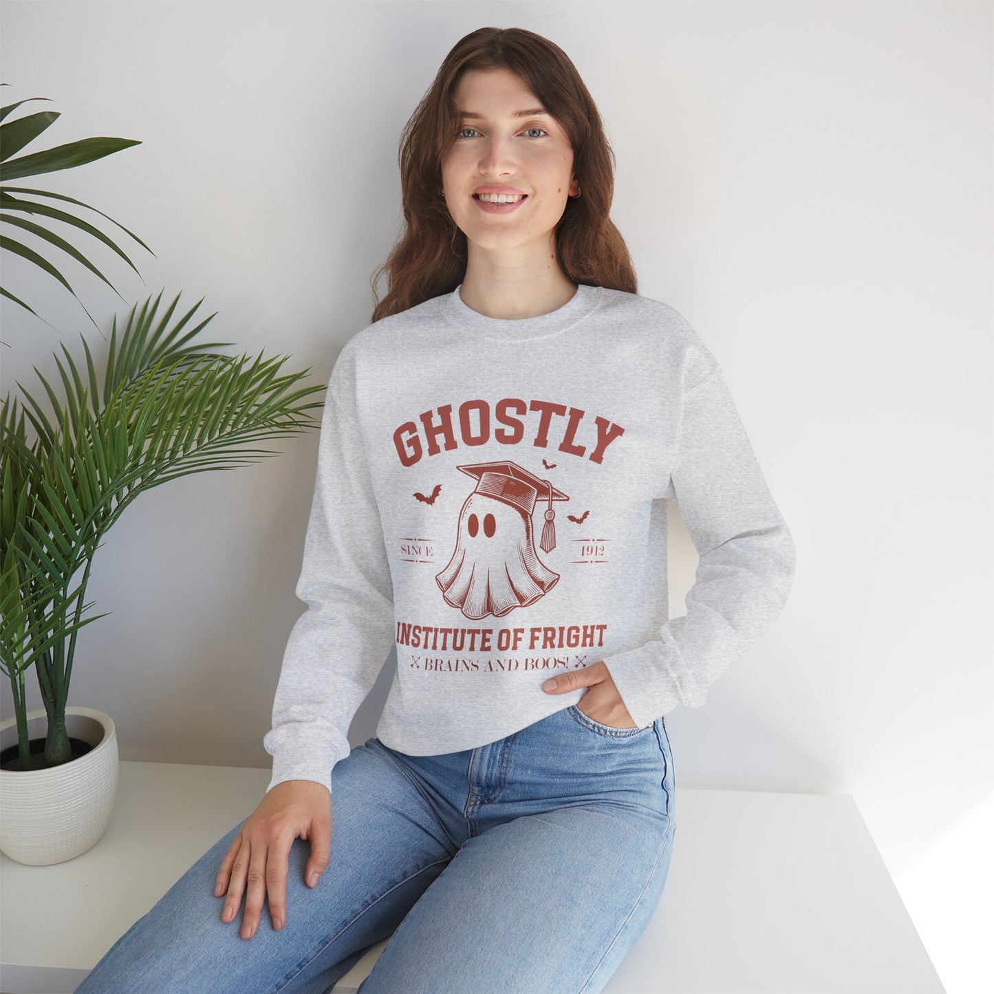 Ghostly Institute of Fright Education - Crewneck Sweatshirt