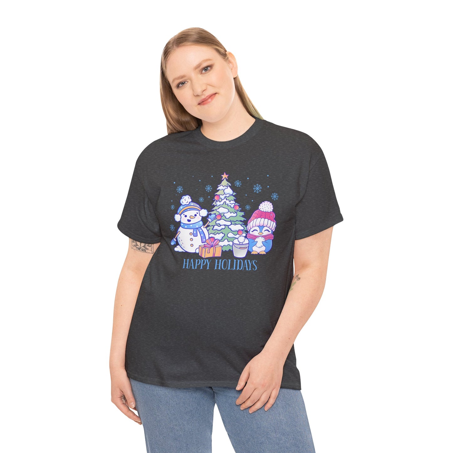 Christmas Holiday Unisex Tee - Happy Holidays