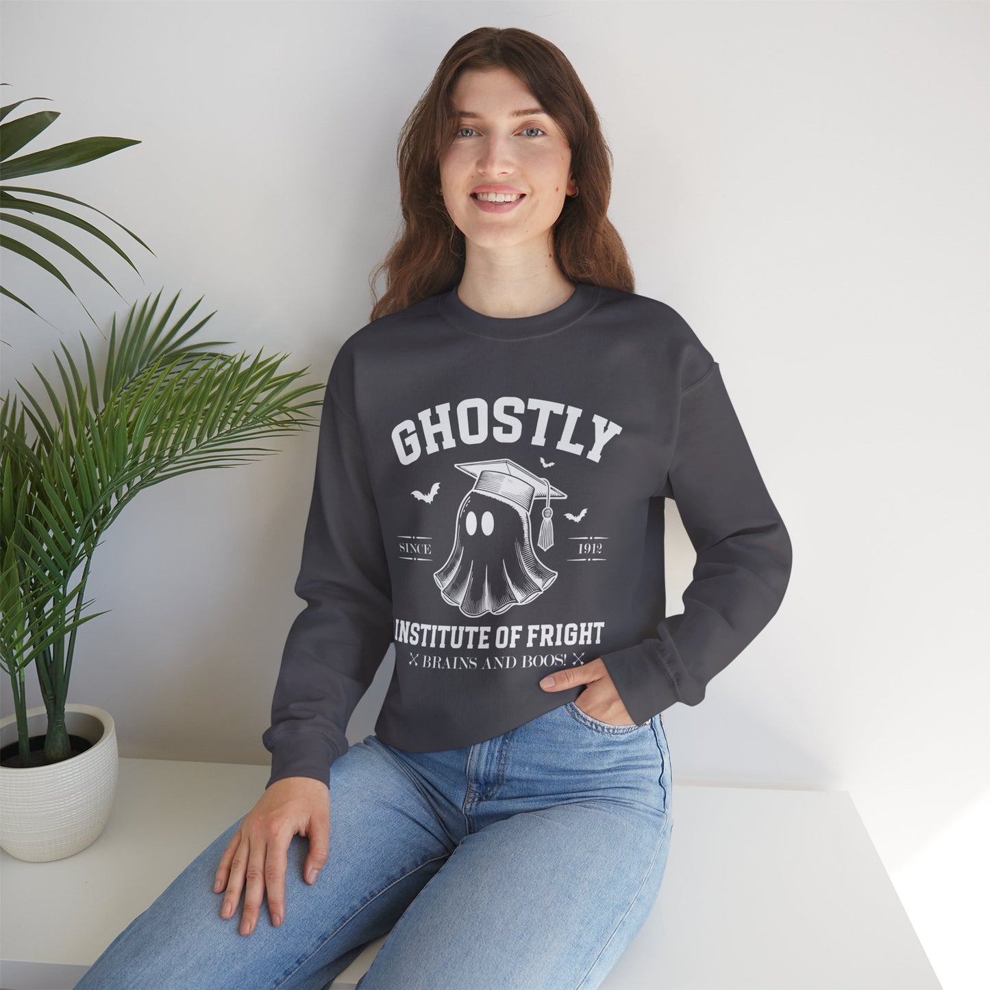 Ghostly Institute of Fright Education - Crewneck Sweatshirt