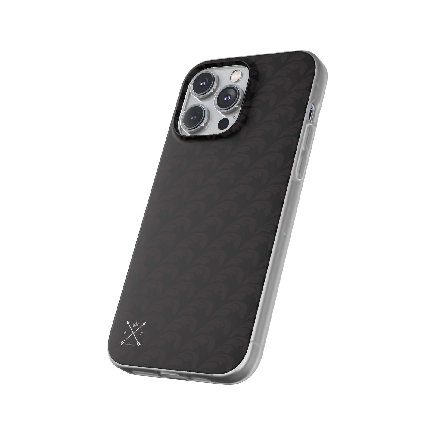 Beautiful Beloved Flourish (black/black) - Flexi Phone Cases