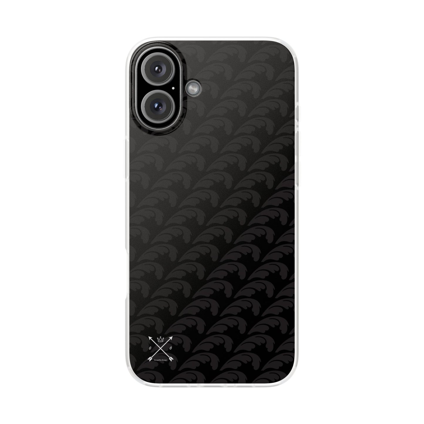 Beautiful Beloved Flourish (black/black) - Flexi Phone Cases