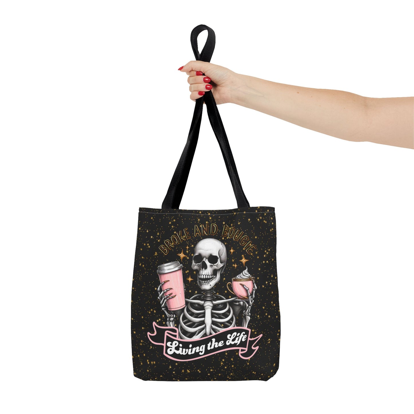 Broke and Bougie - Tote Bag (AOP)