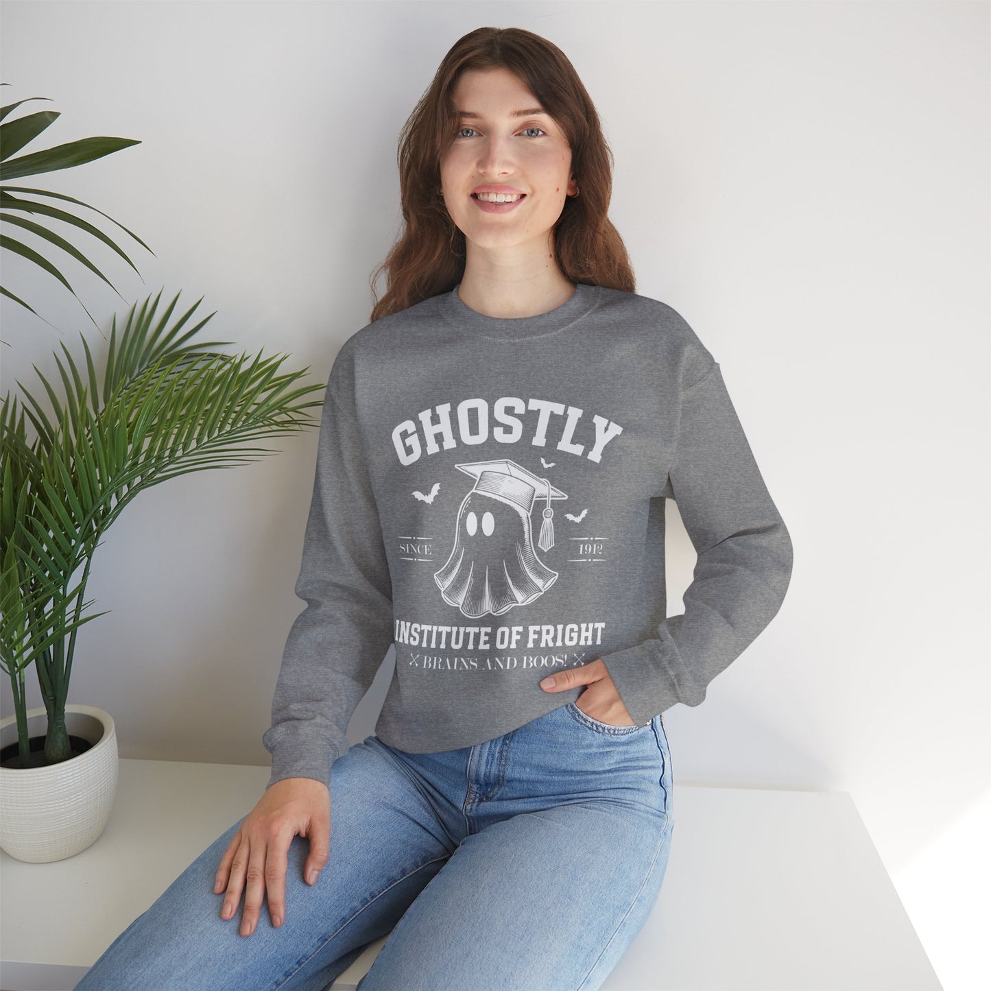 Ghostly Institute of Fright Education - Crewneck Sweatshirt