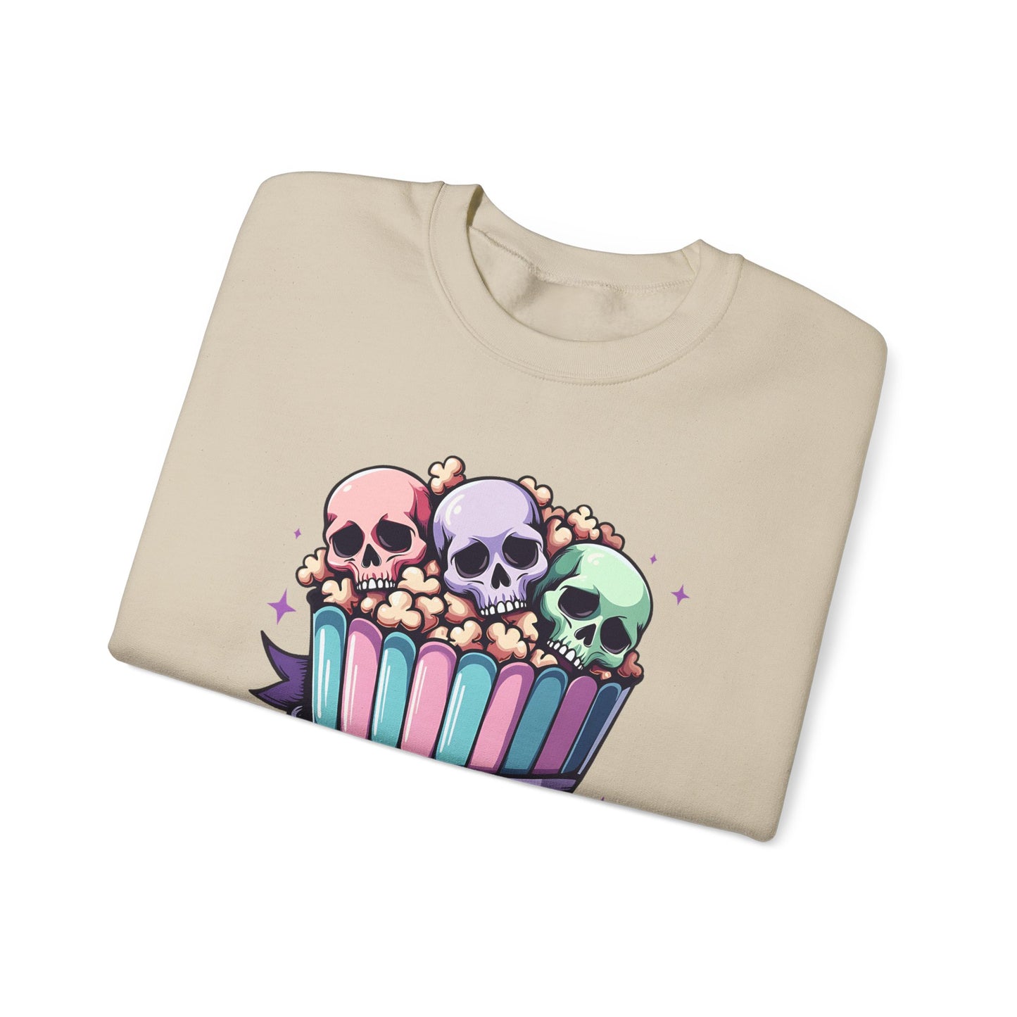 Horror Movies Popcorn Bucket Skulls - Sweatshirt