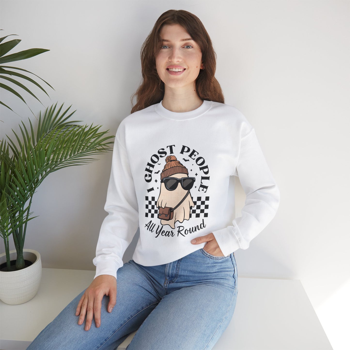 I Ghost People All Year Round - Unisex Heavy Blend™ Sweatshirt