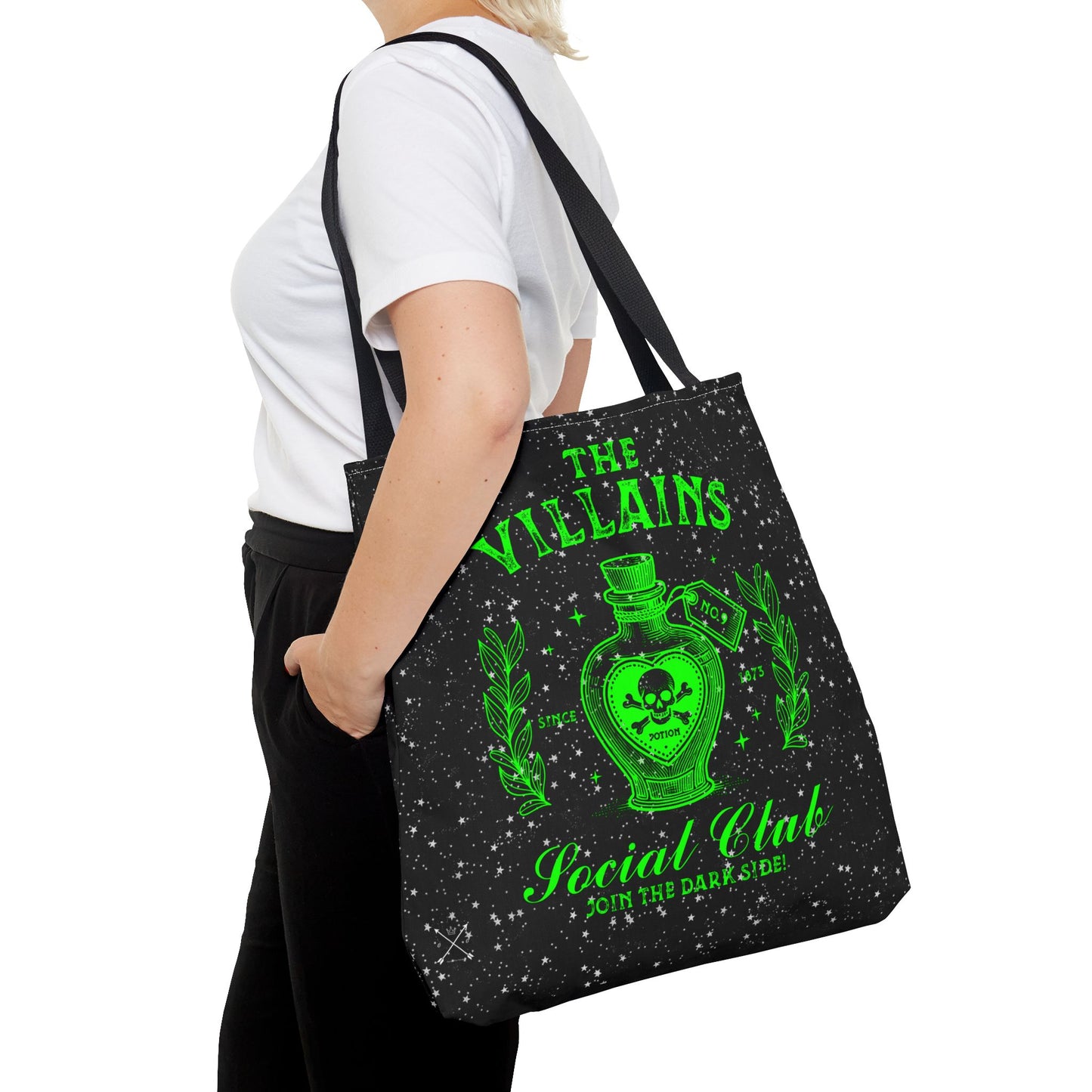 The Villains Social Club (Green) - Tote Bag (AOP)