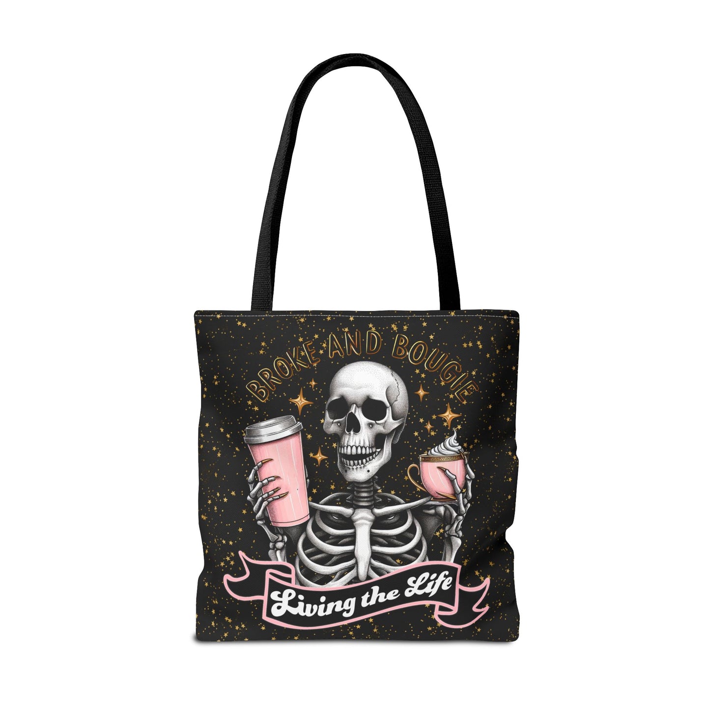 Broke and Bougie - Tote Bag (AOP)