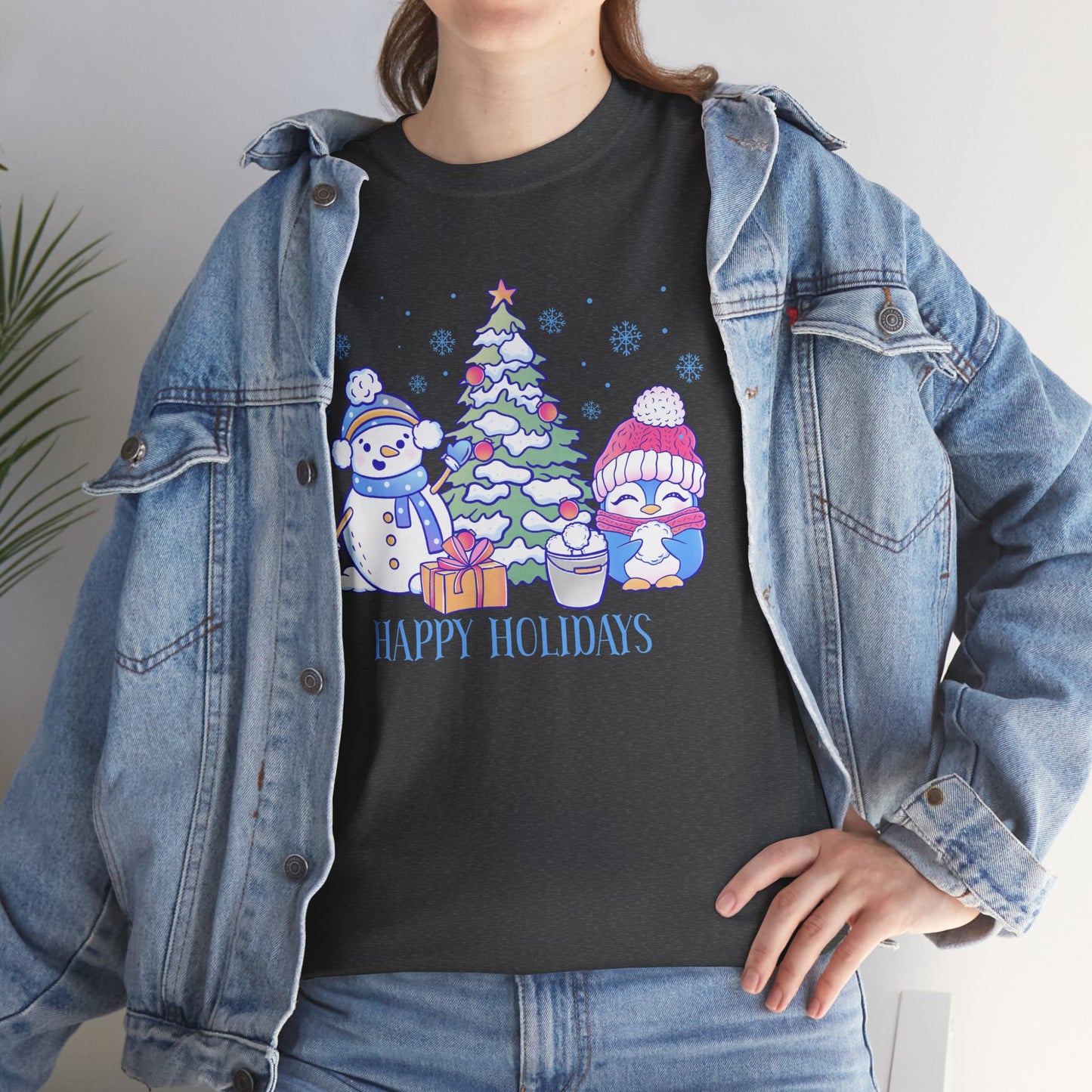 Christmas Holiday Unisex Tee - Happy Holidays