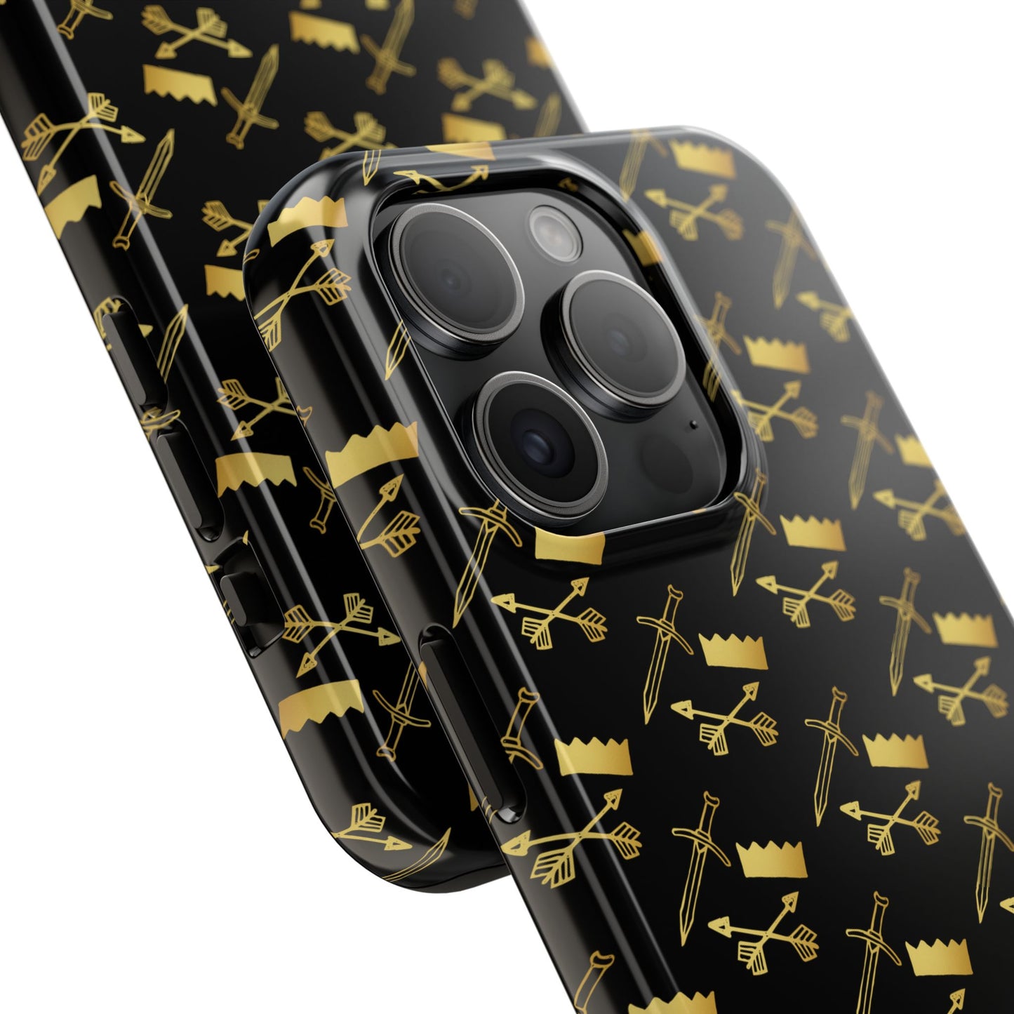 Gold and Bold Warrior (pattern) - Tough Phone Cases