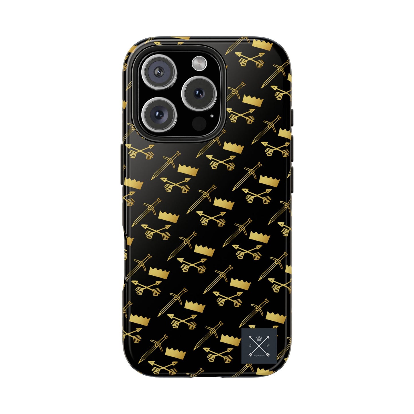 Gold and Bold Warrior (pattern) - Tough Phone Cases