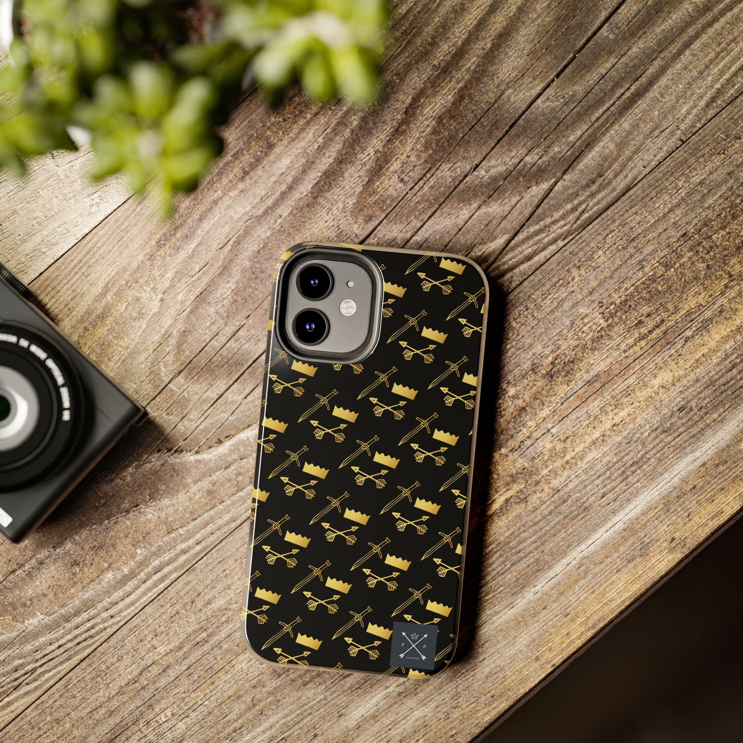 Gold and Bold Warrior (pattern) - Tough Phone Cases