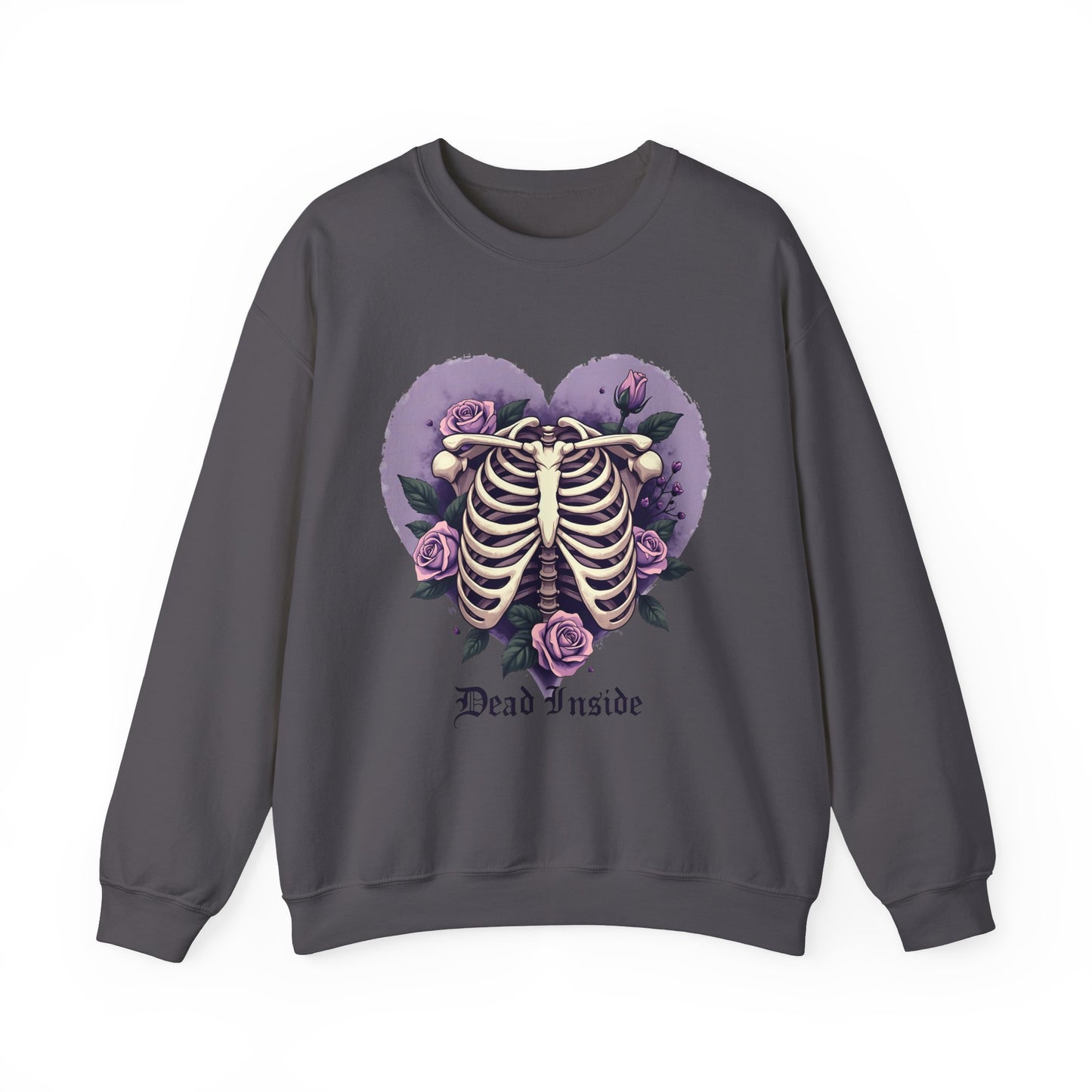 Dead Inside Ribcage Heart - Sweatshirt