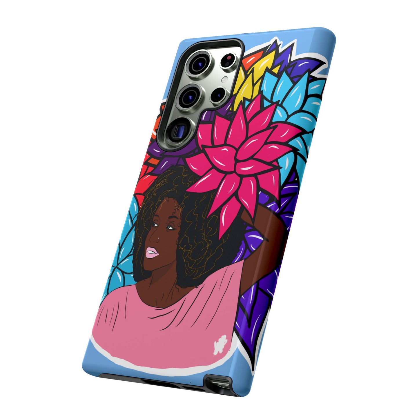 Beauty with Flowers - Tough Phone Cases