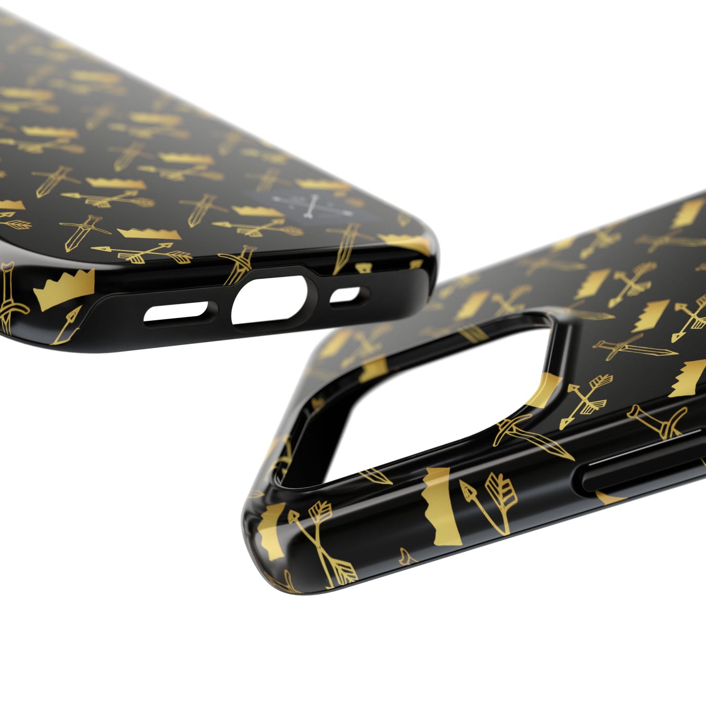 Gold and Bold Warrior (pattern) - Tough Phone Cases