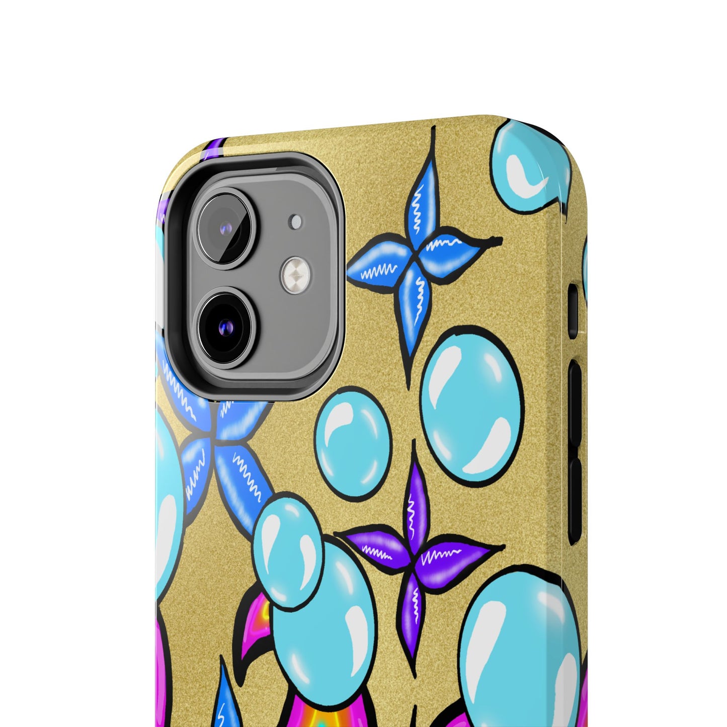 Bubble Rave (abstract art) - Tough iPhone Cases