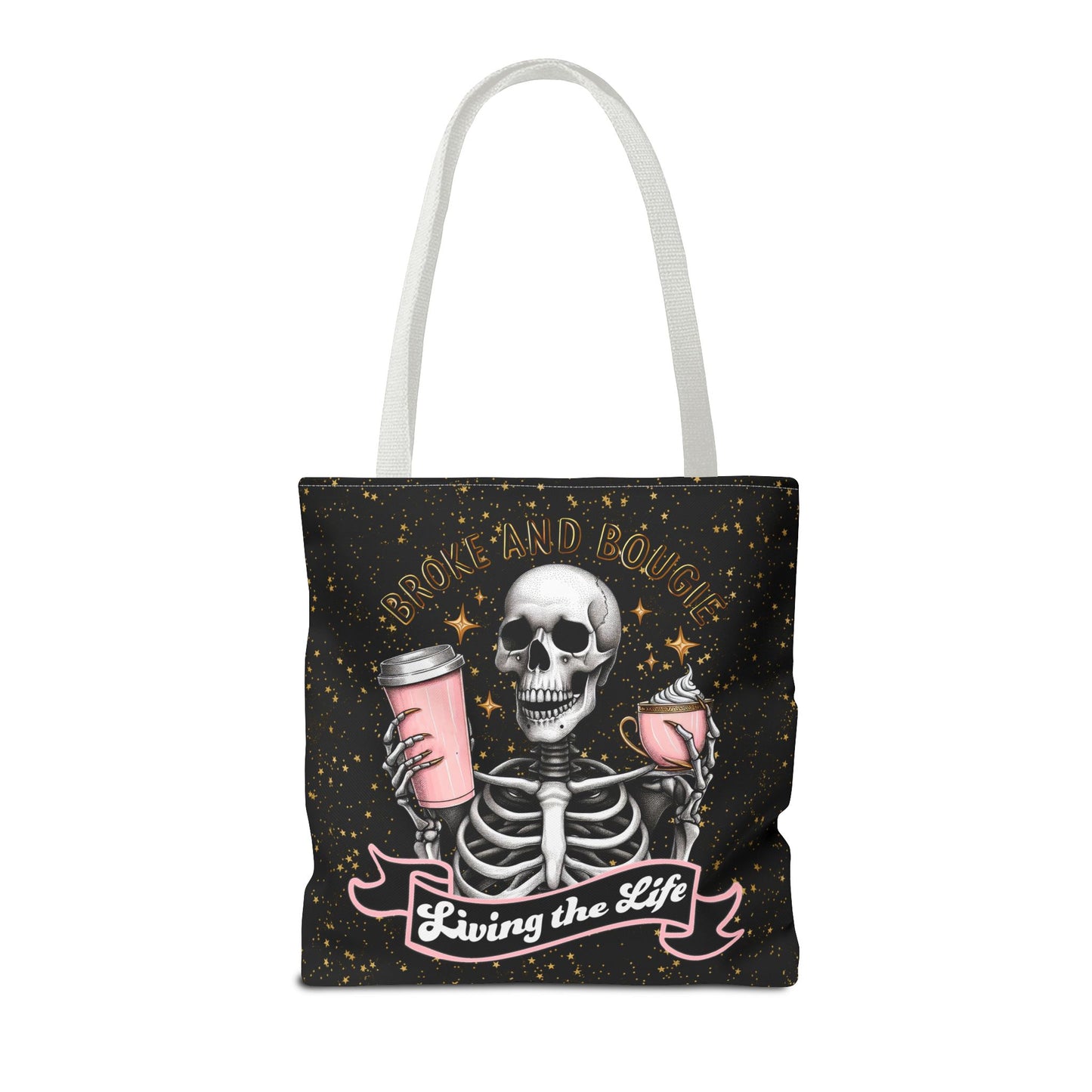 Broke and Bougie - Tote Bag (AOP)