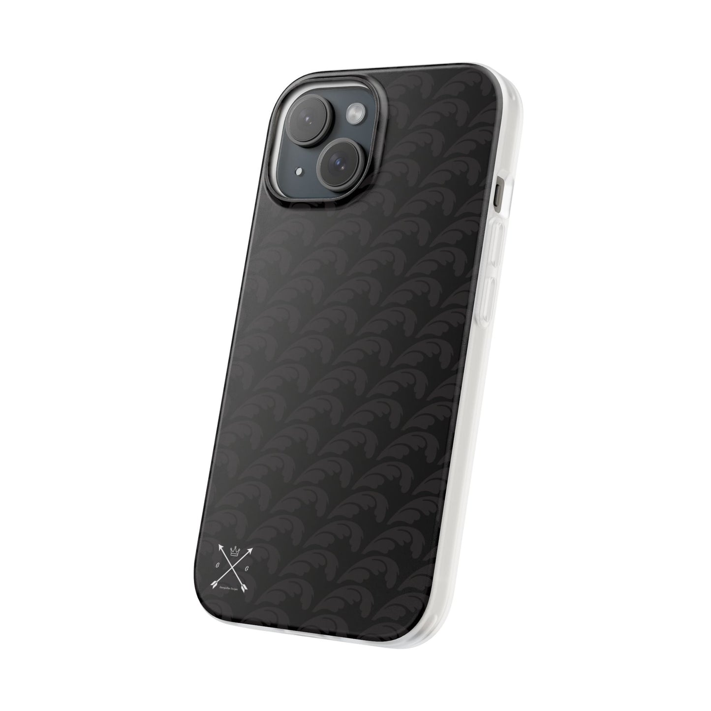 Beautiful Beloved Flourish (black/black) - Flexi Phone Cases