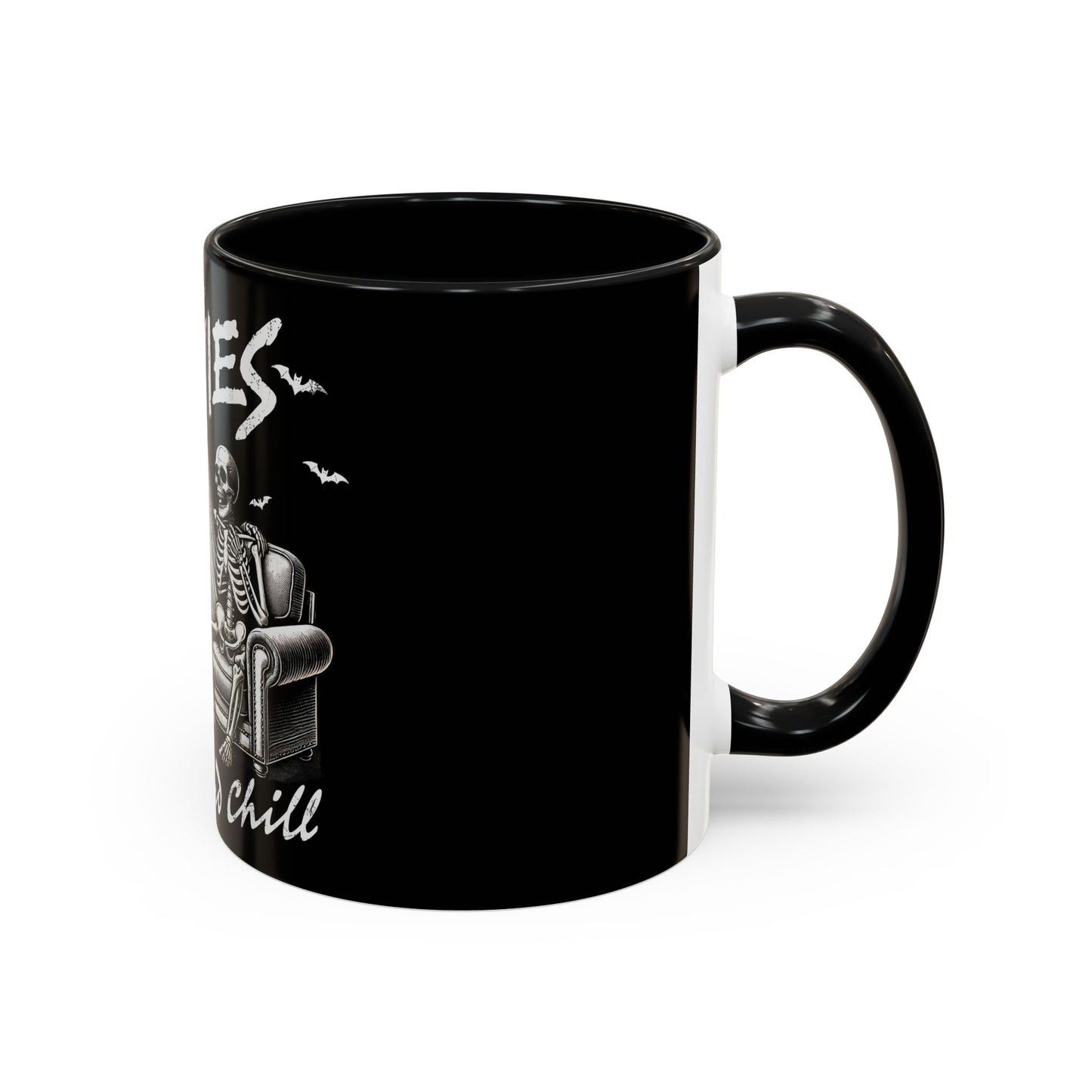 Horror Movies and Chill - Accent Coffee Mug (11, 15oz)