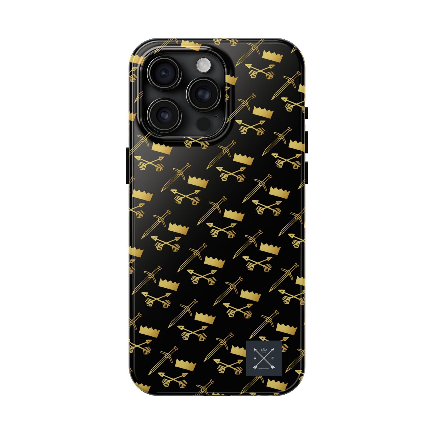 Gold and Bold Warrior (pattern) - Tough Phone Cases