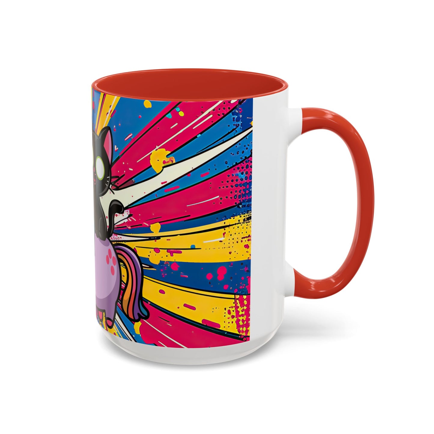 Giddy Up There's Chaos To Spread, Unicorn Cat Design - (11oz or 15oz) Coffee Mug