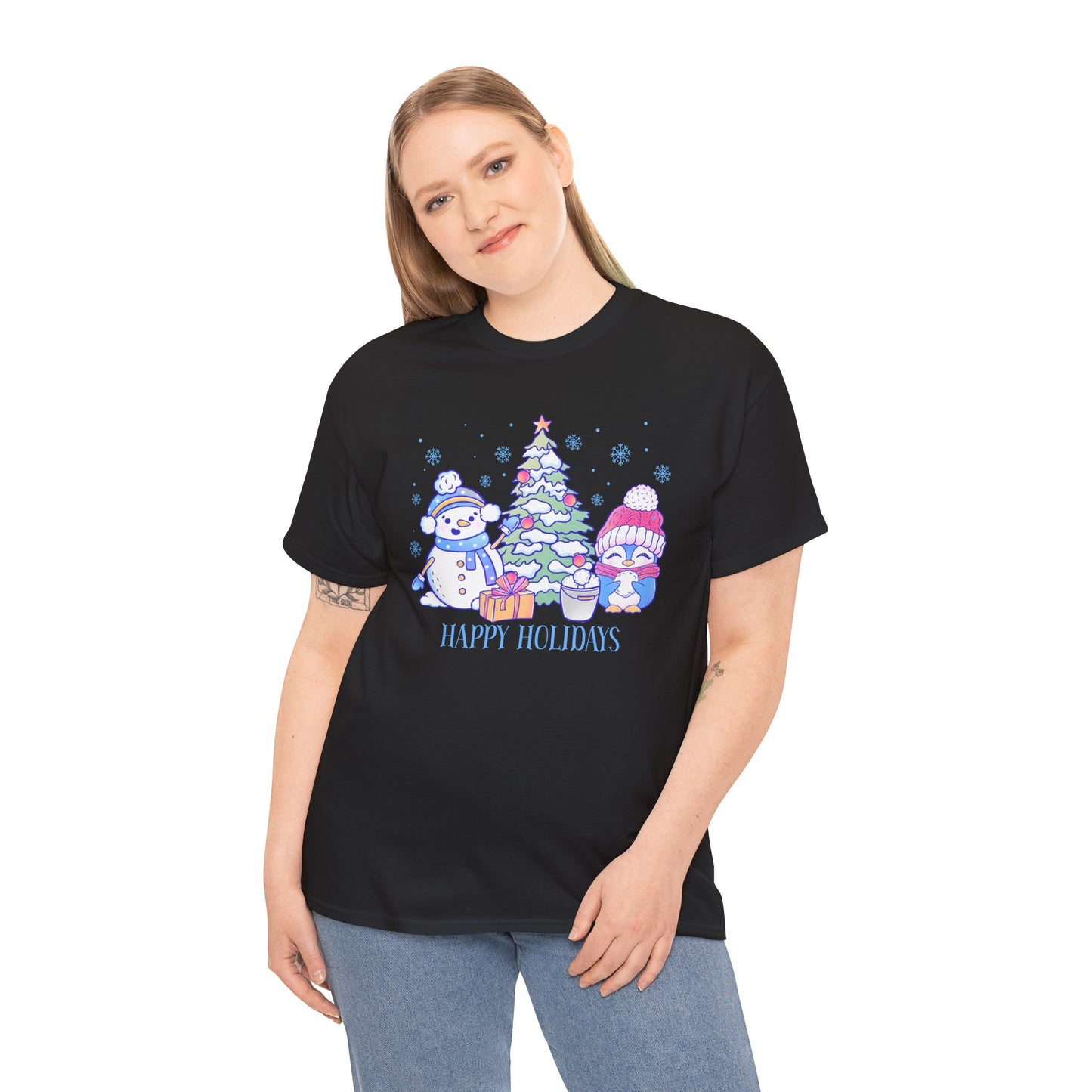 Christmas Holiday Unisex Tee - Happy Holidays