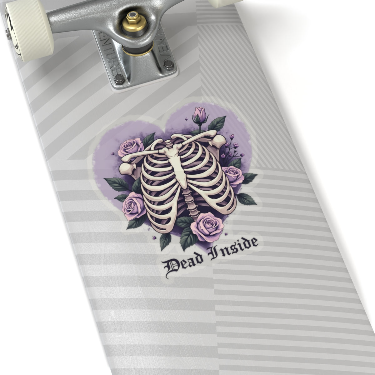 Dead Inside Ribcage Heart - Kiss-Cut Stickers