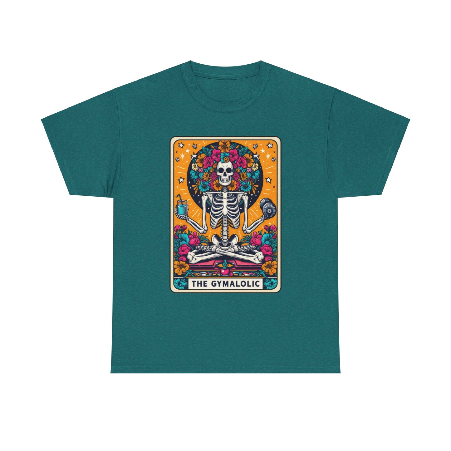 Gymaholic Skeleton Tarot - Unisex Tee Shirt