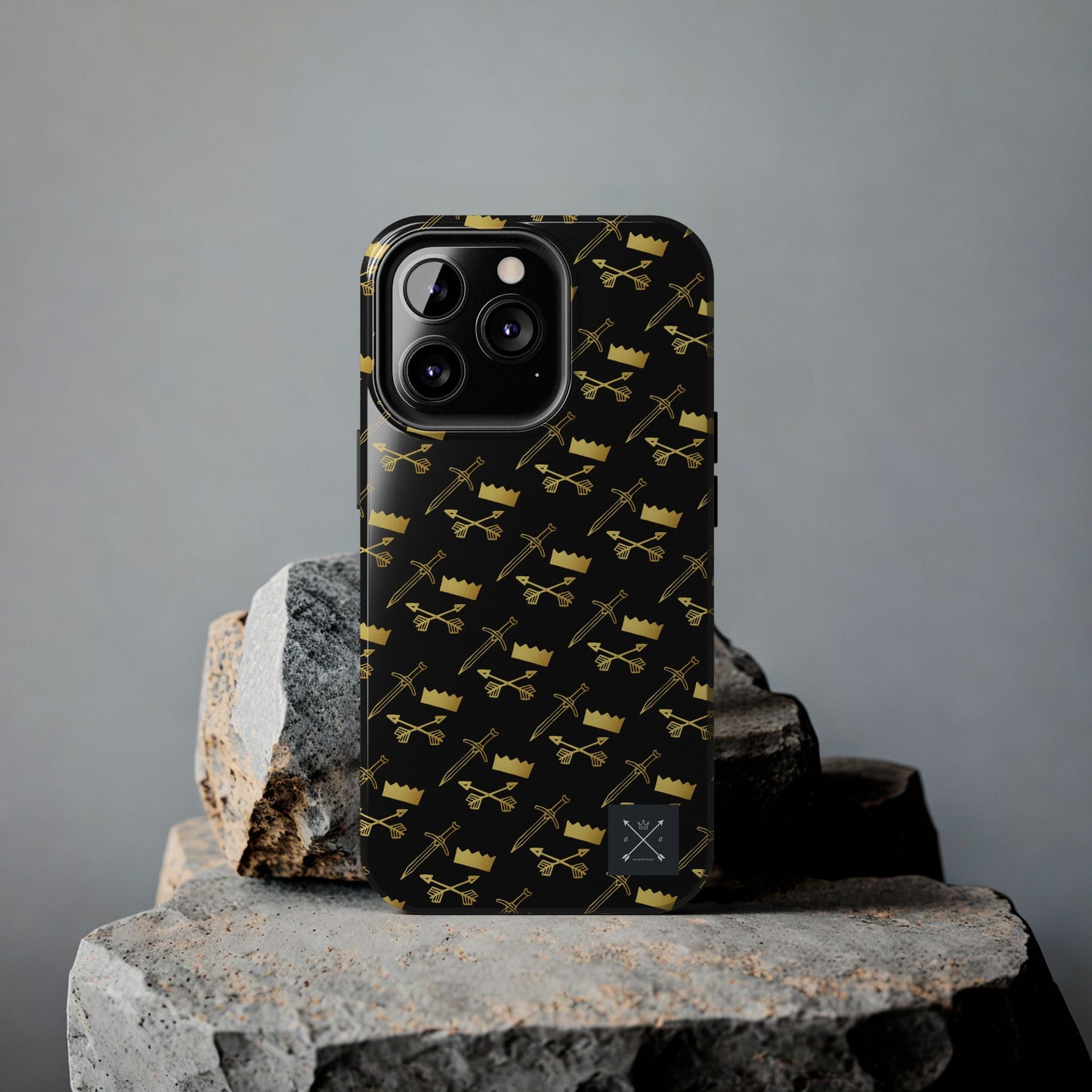 Gold and Bold Warrior (pattern) - Tough Phone Cases