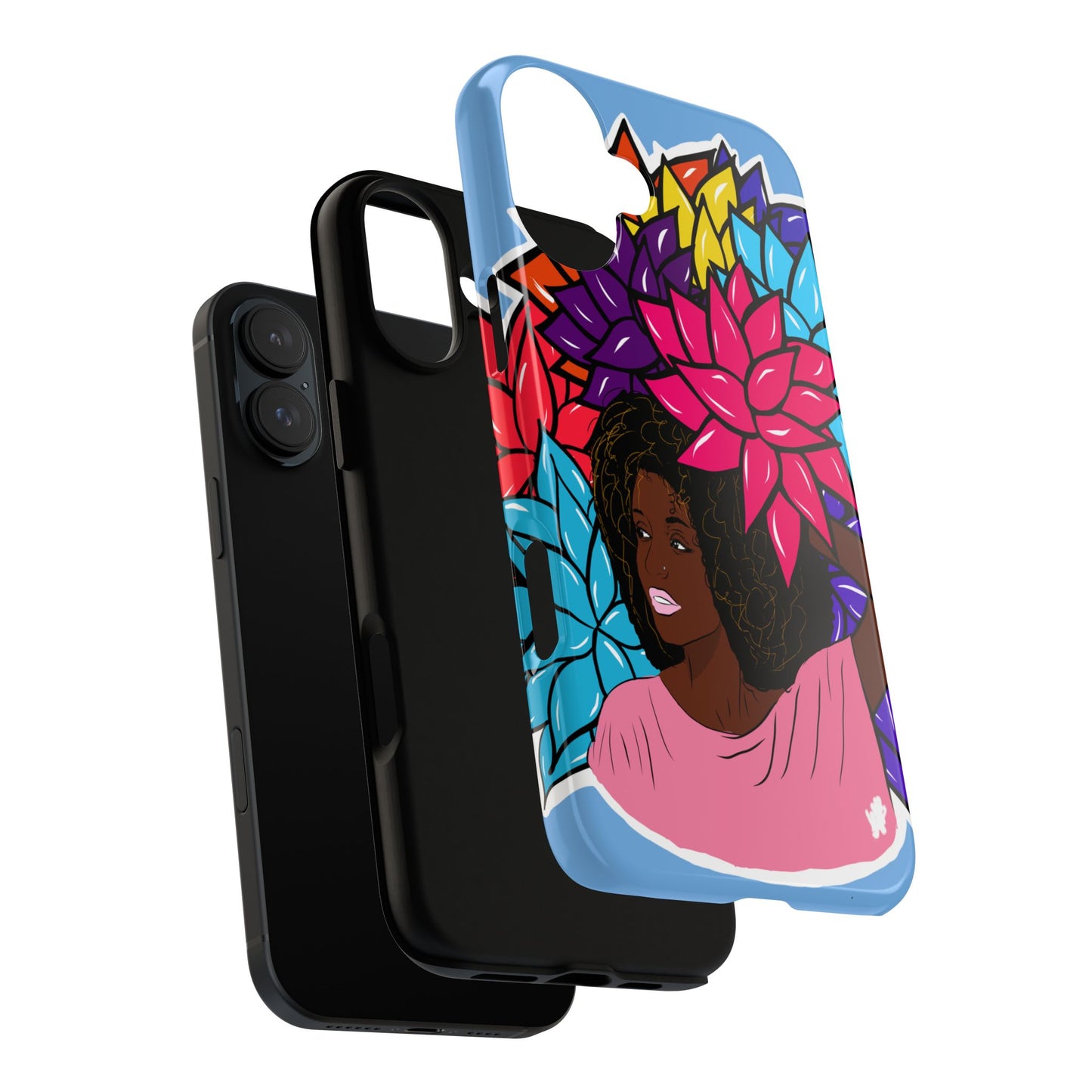 Beauty with Flowers - Tough Phone Cases