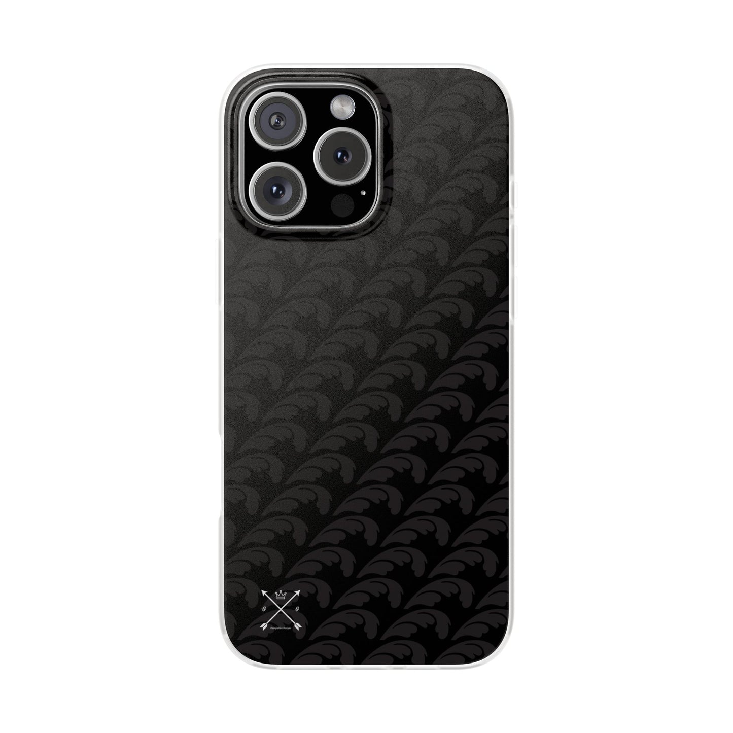 Beautiful Beloved Flourish (black/black) - Flexi Phone Cases