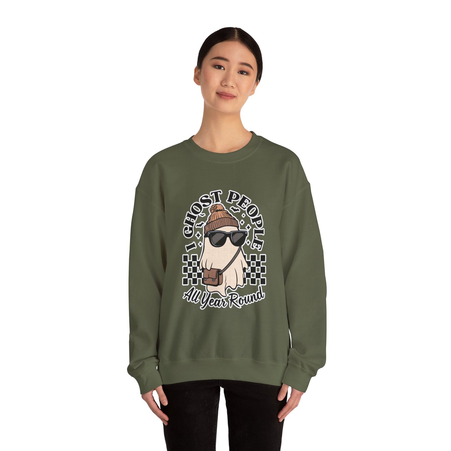 I Ghost People All Year Round - Unisex Heavy Blend™ Sweatshirt