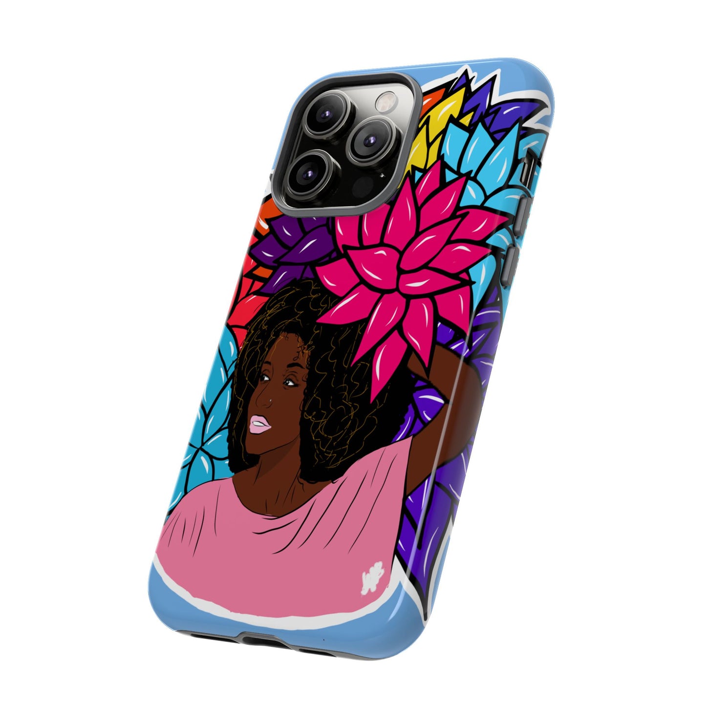 Beauty with Flowers - Tough Phone Cases