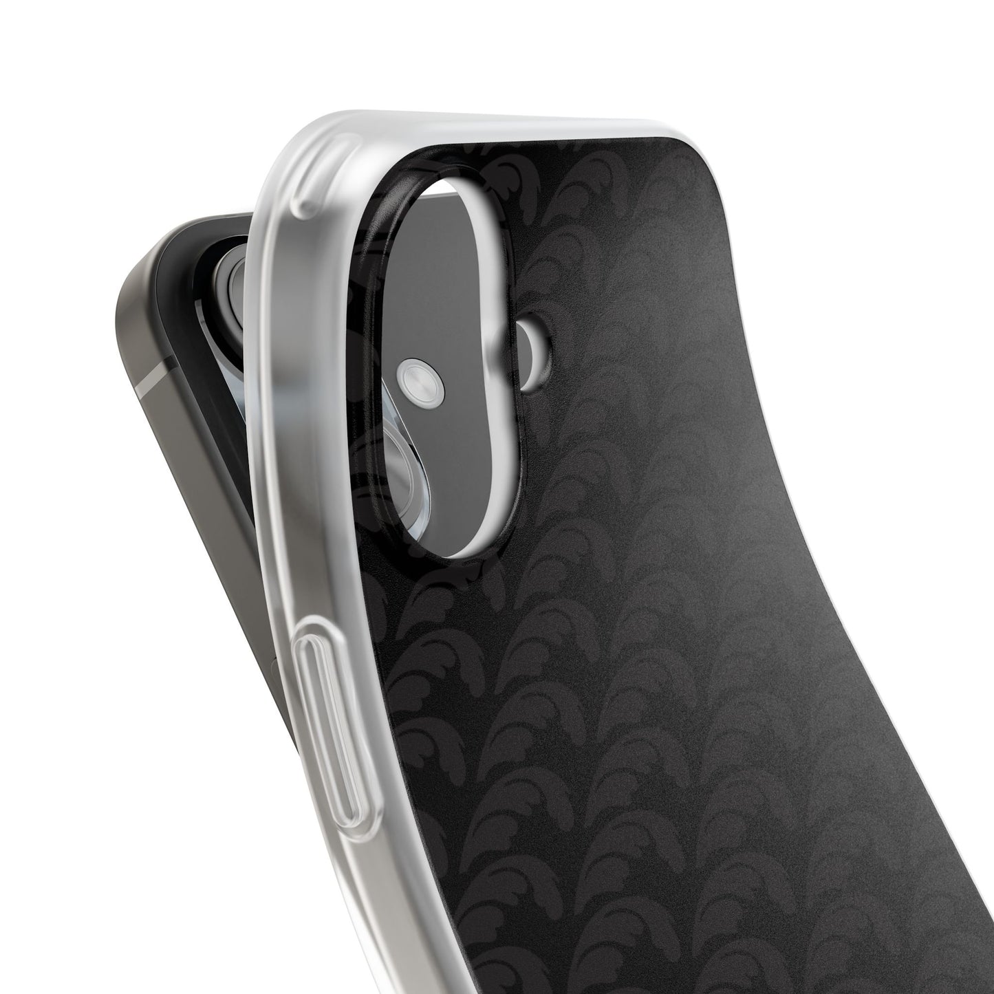 Beautiful Beloved Flourish (black/black) - Flexi Phone Cases