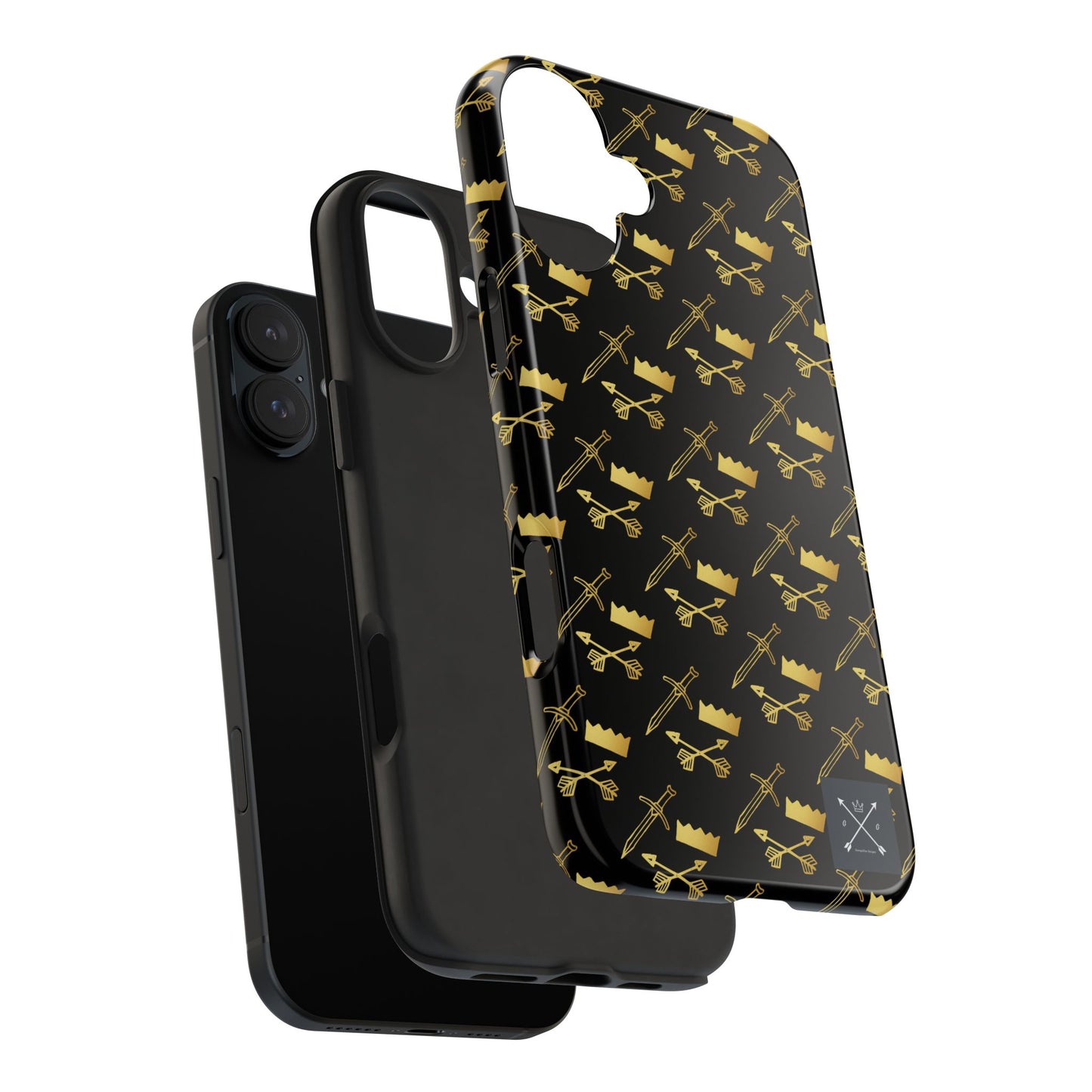 Gold and Bold Warrior (pattern) - Tough Phone Cases