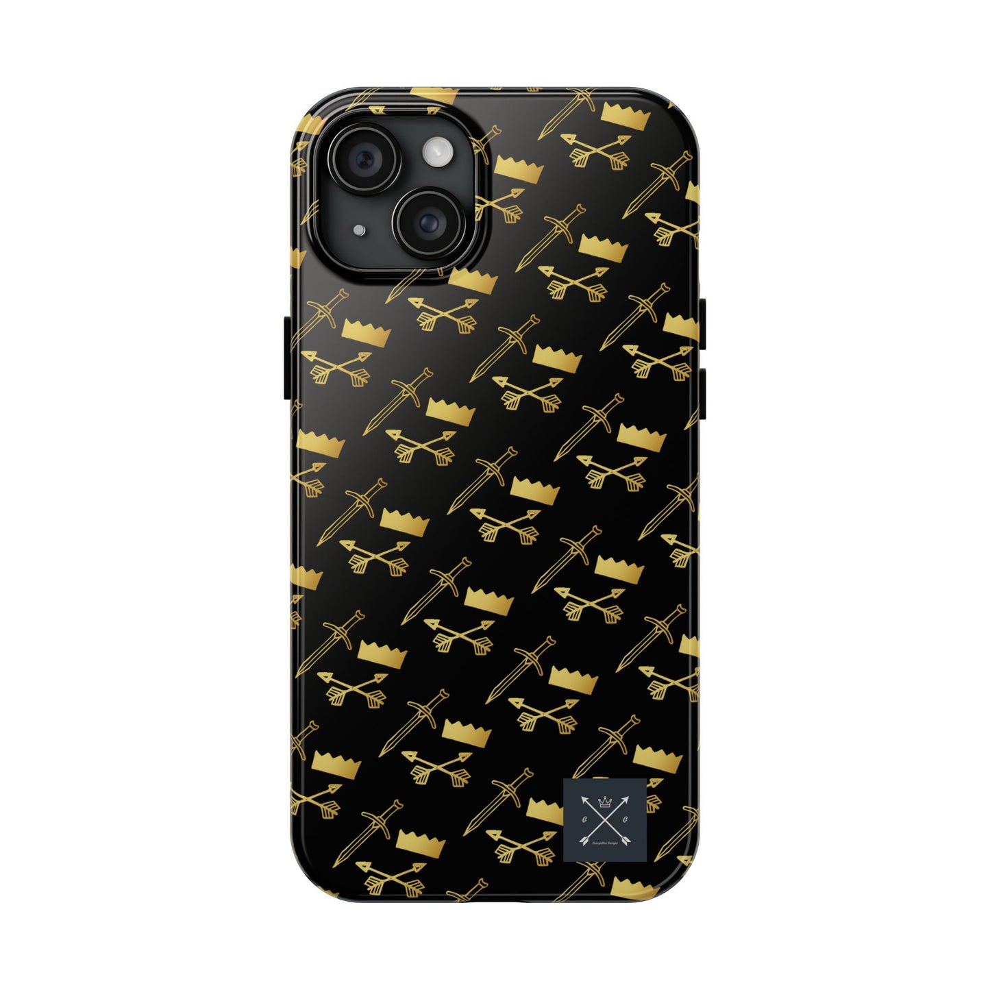 Gold and Bold Warrior (pattern) - Tough Phone Cases