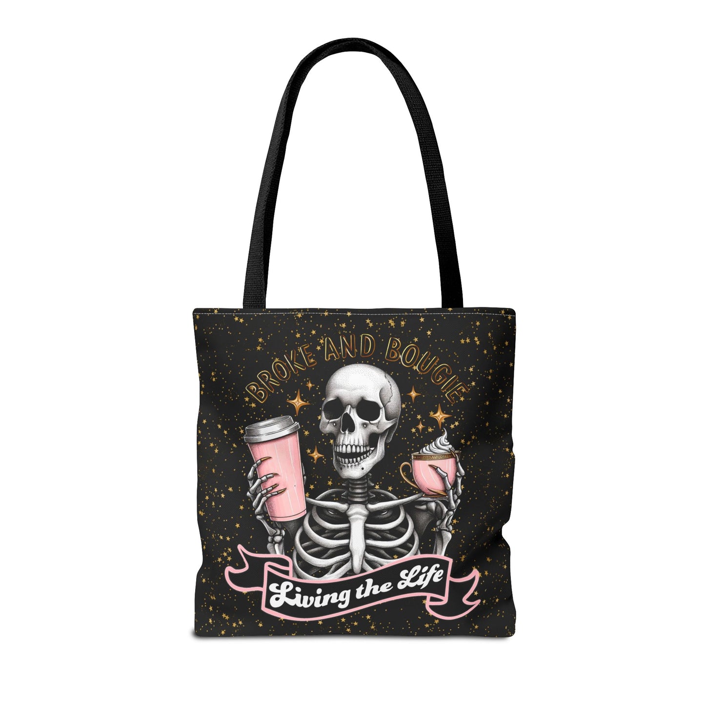 Broke and Bougie - Tote Bag (AOP)