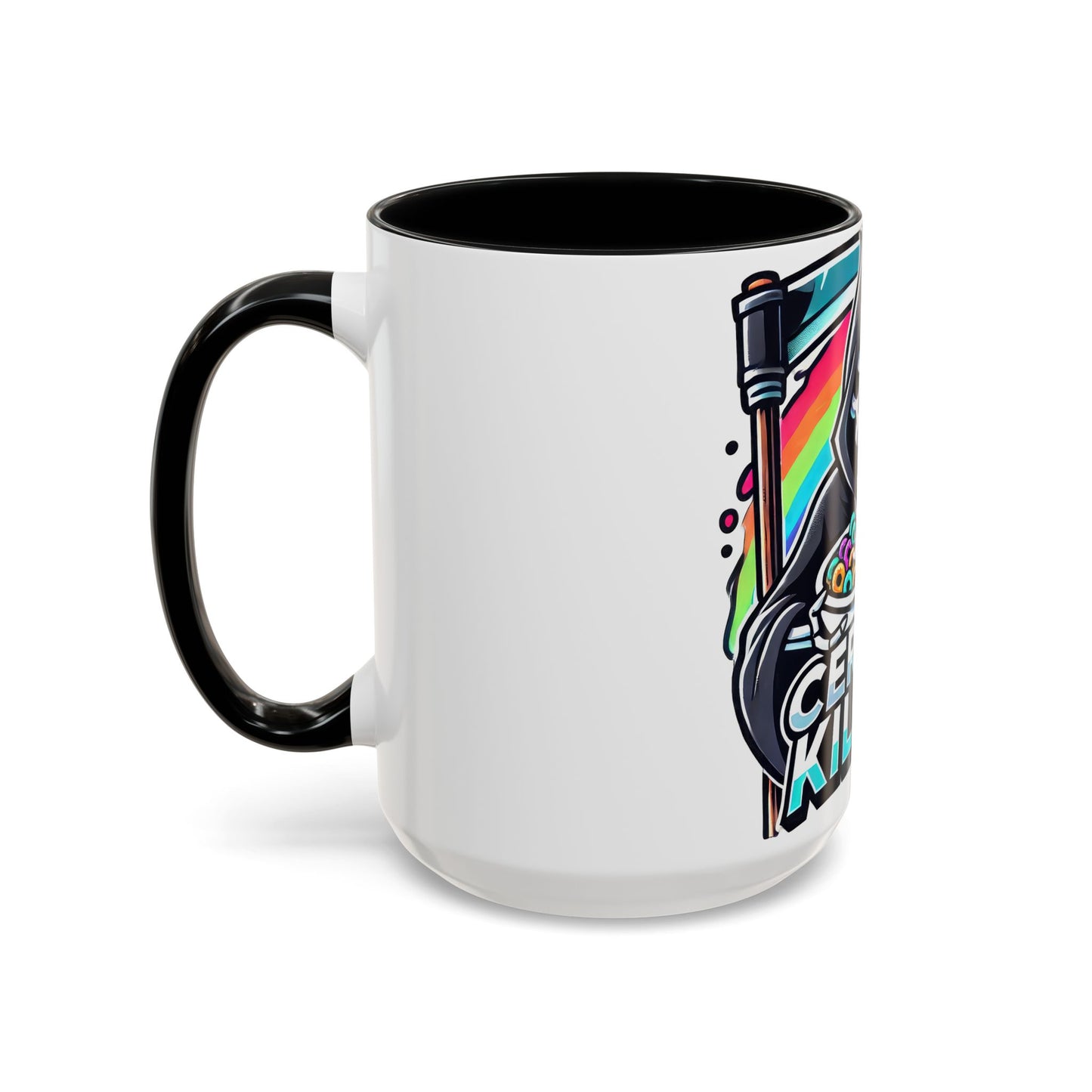 Cereal Killer Grimreaper - Accent Coffee Mug (11, 15oz)