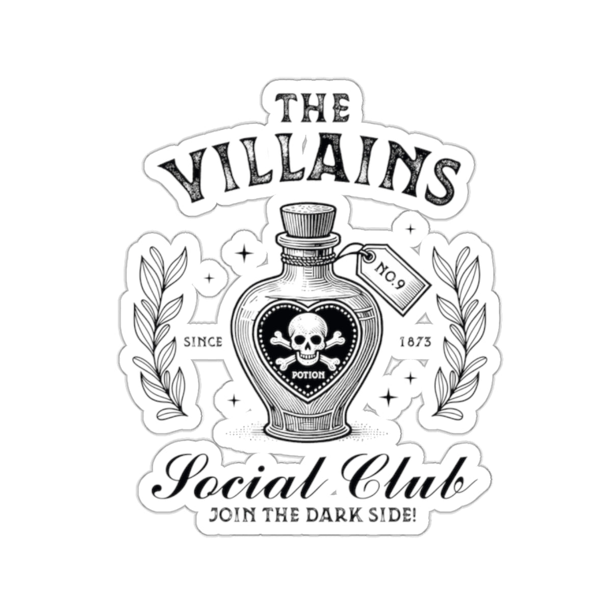 The Villains Social Club - Kiss-Cut Stickers